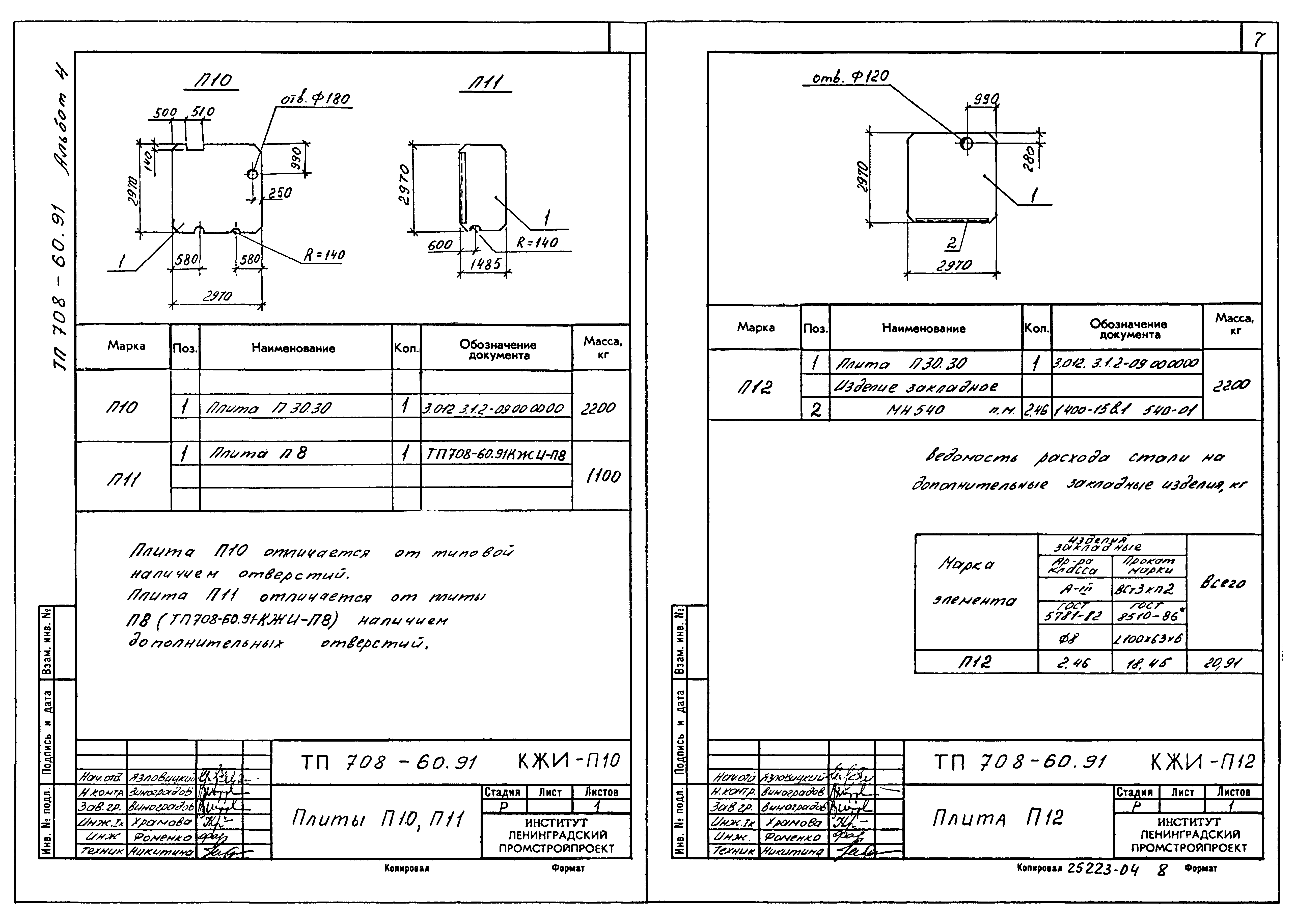 Типовой проект 708-60.91