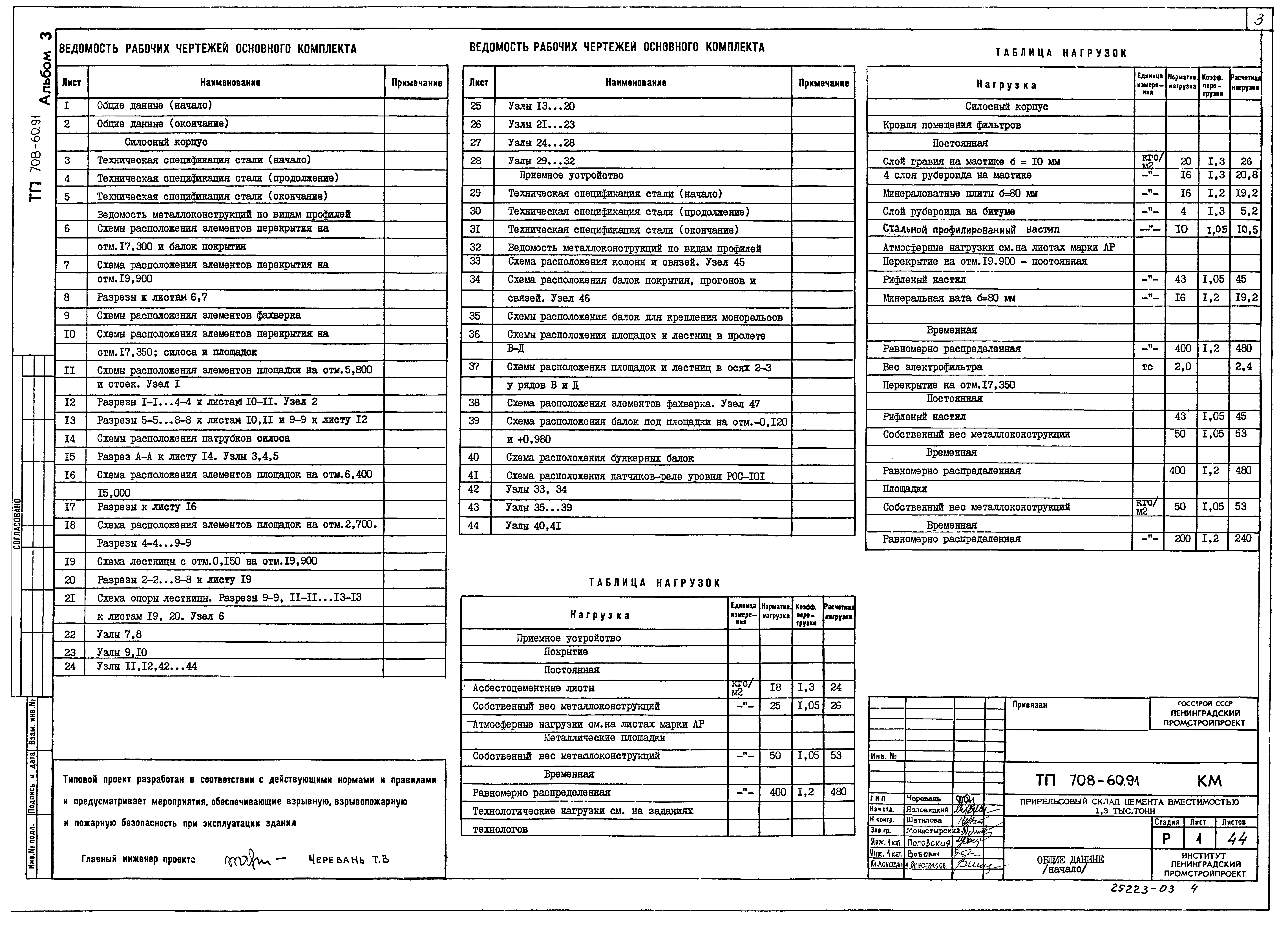Типовой проект 708-60.91