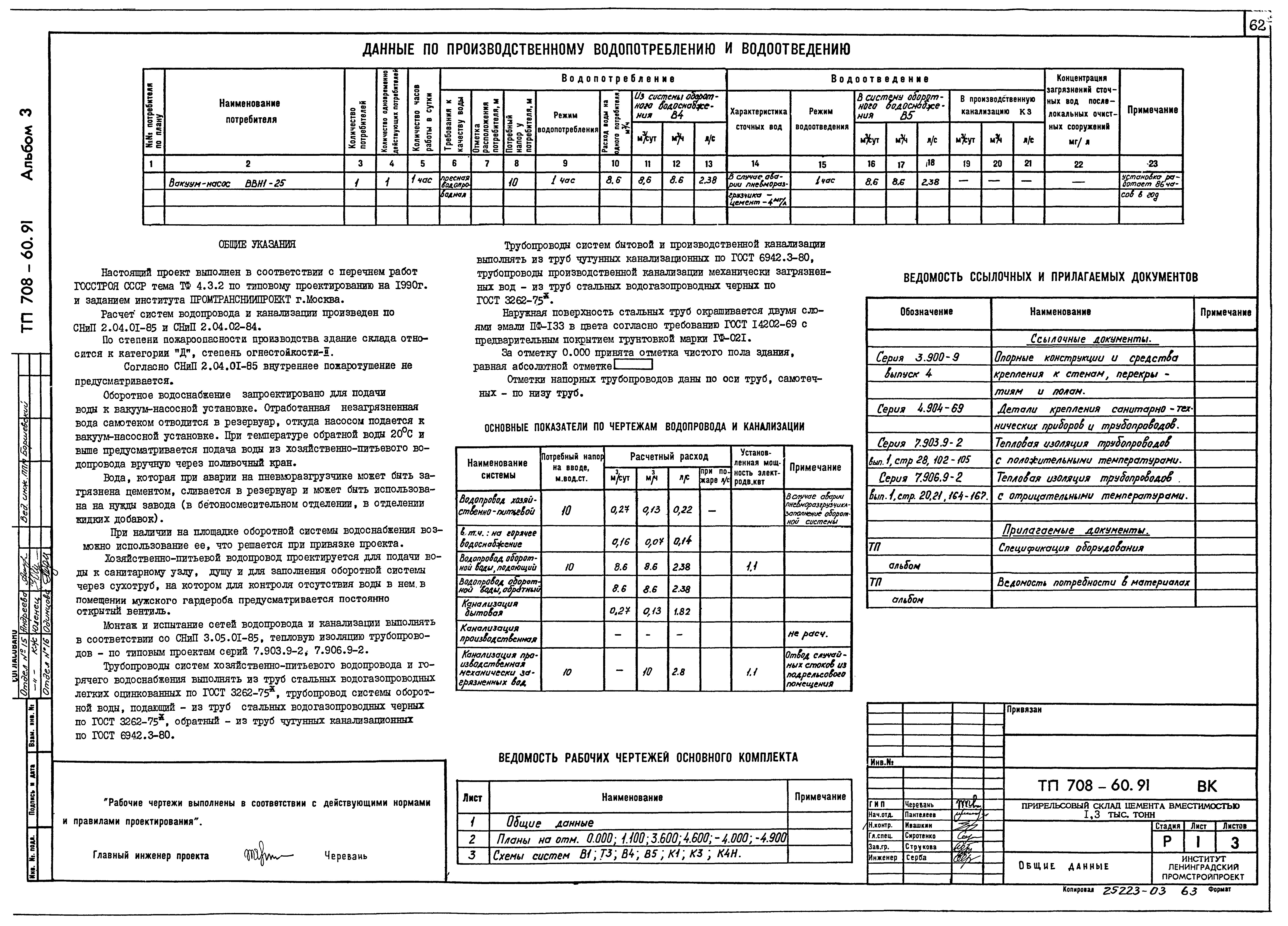 Типовой проект 708-60.91