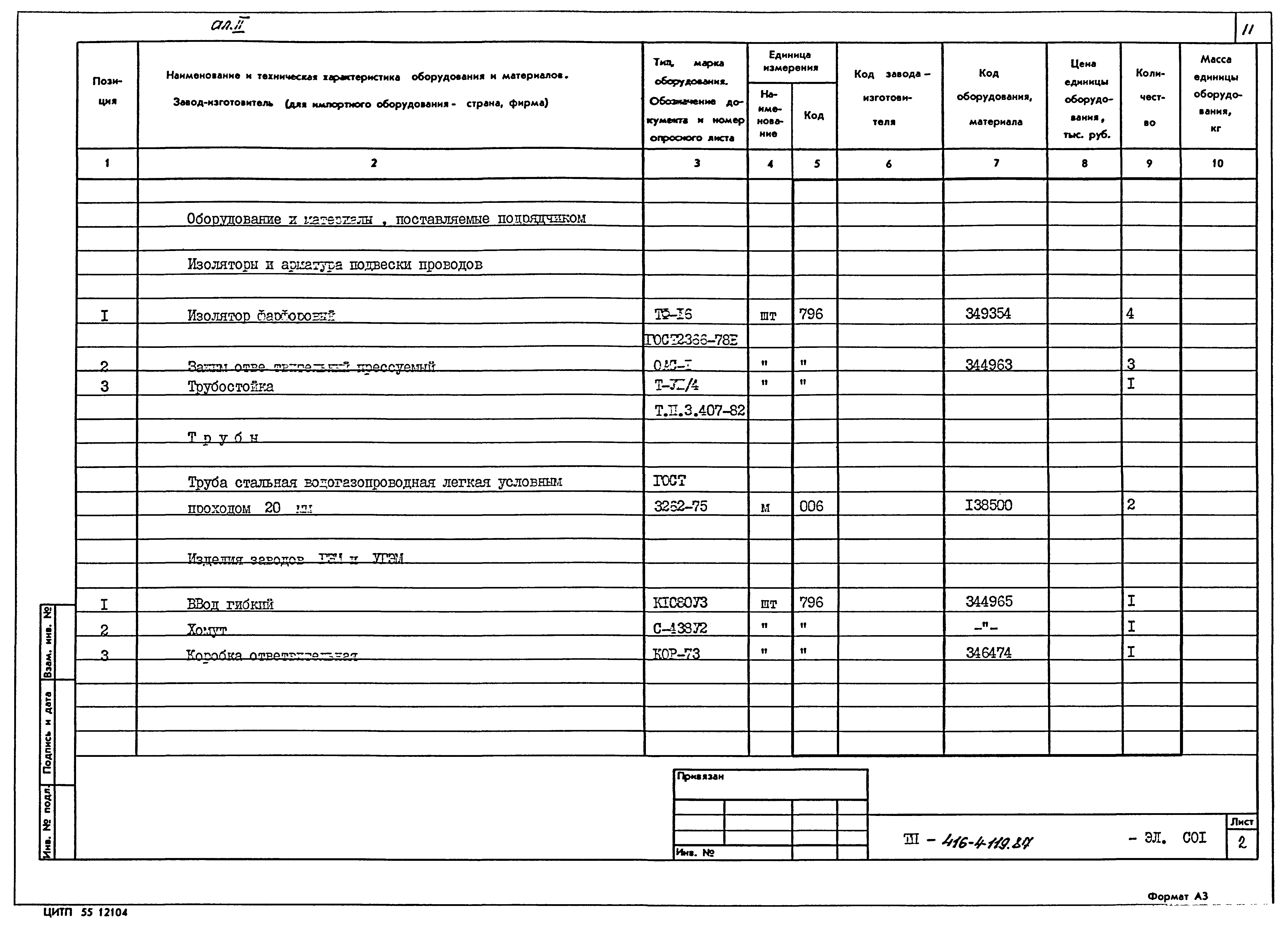 Типовой проект 416-4-119.87