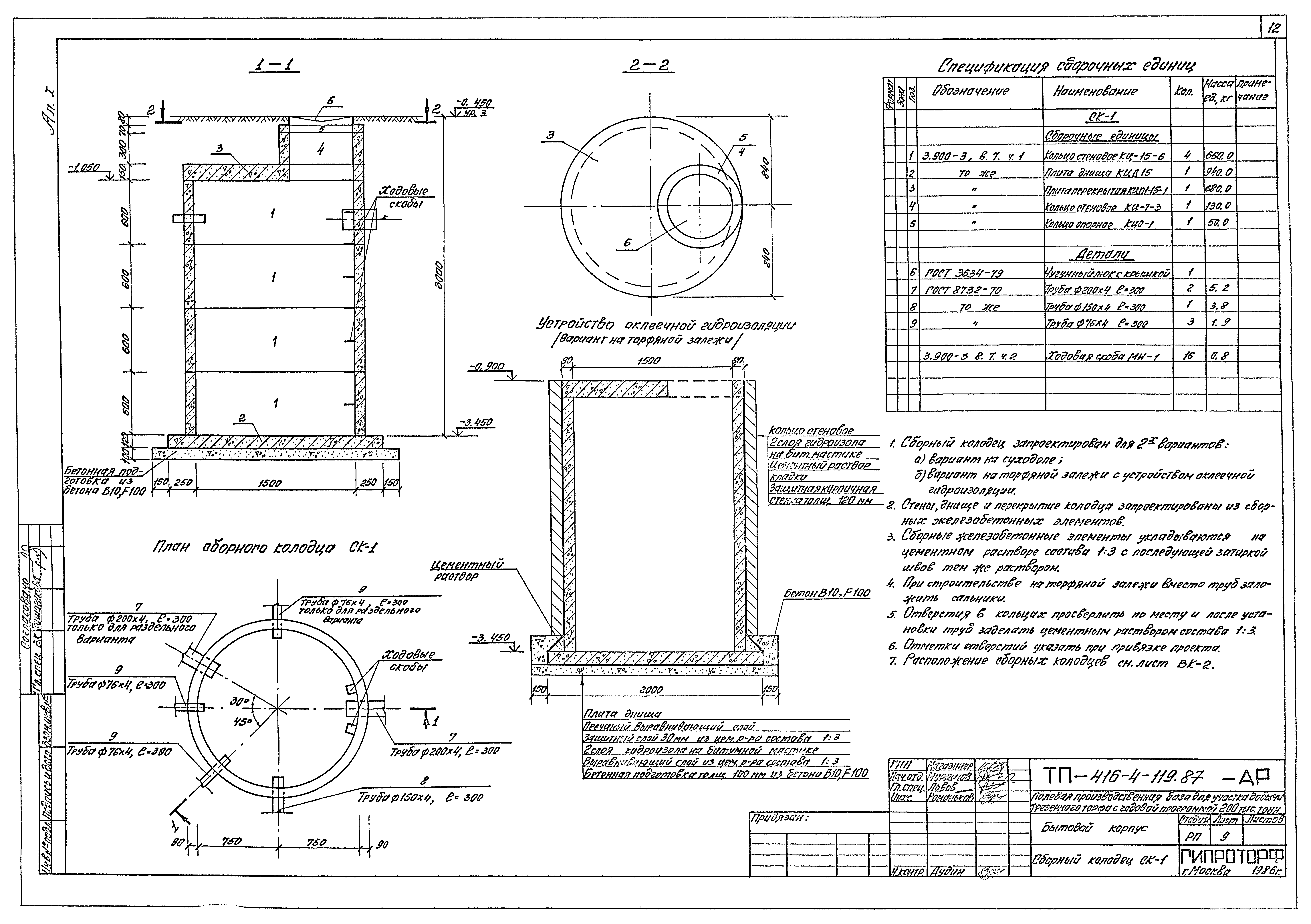 Типовой проект 416-4-119.87