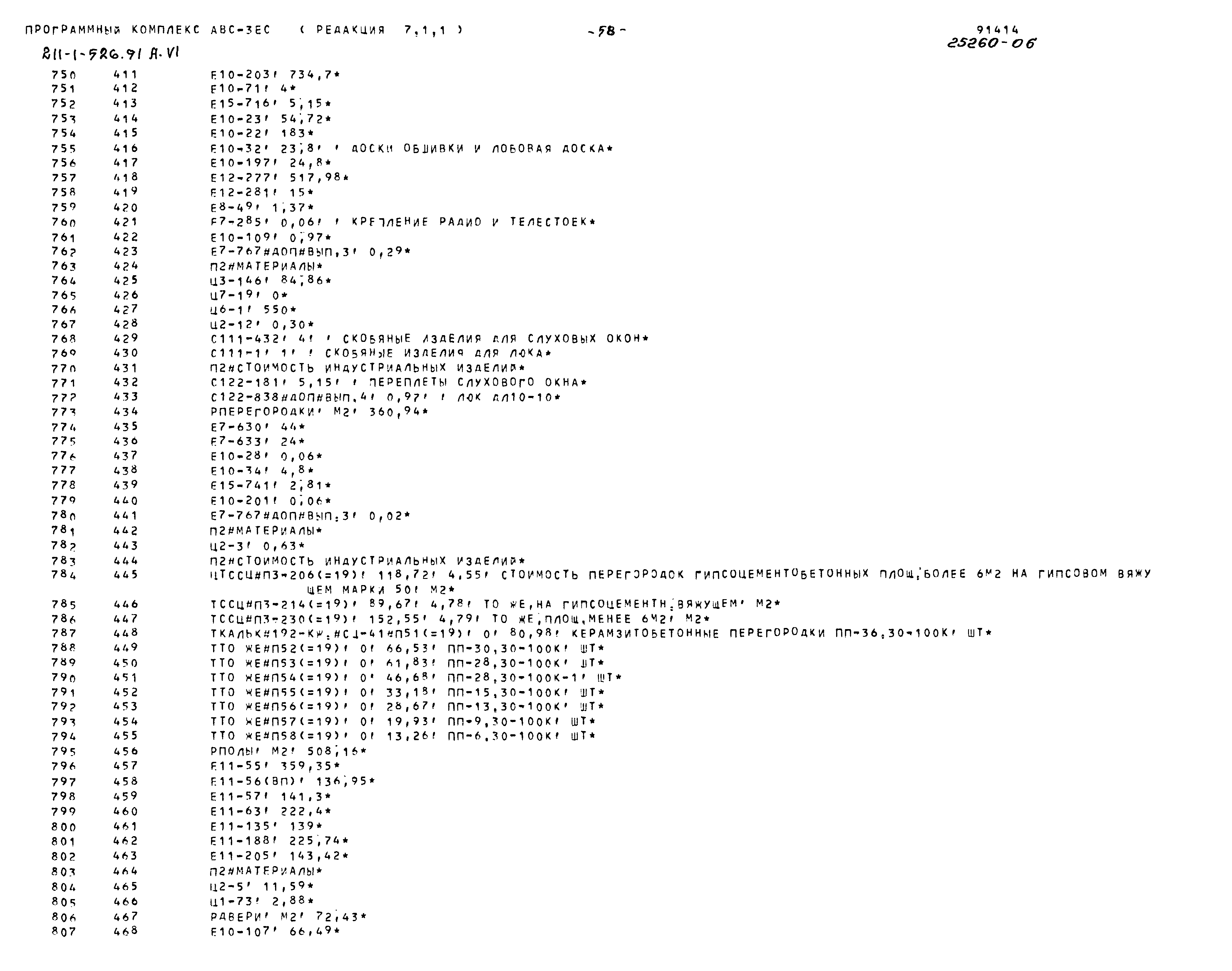 Типовой проект 211-1-526.91