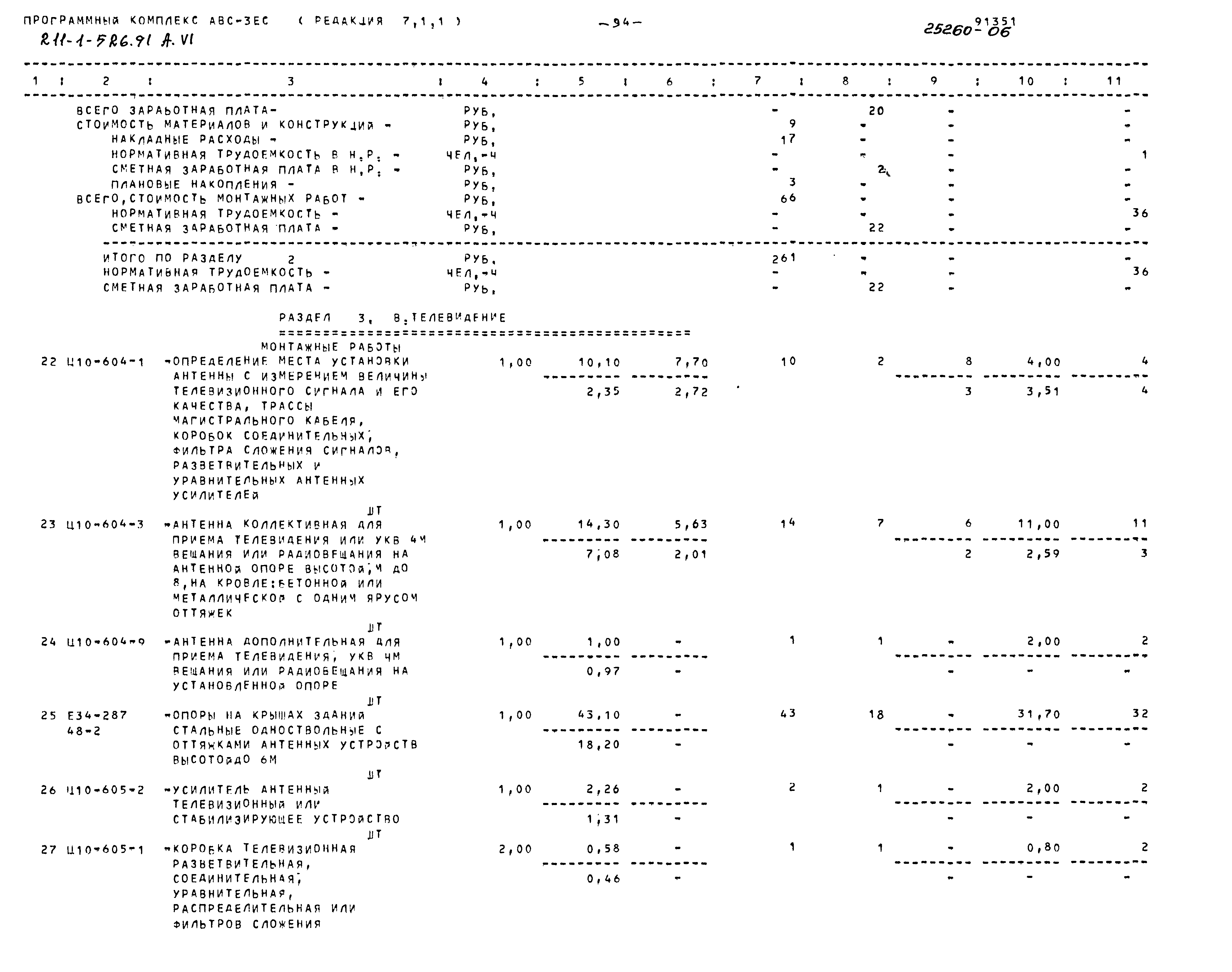 Типовой проект 211-1-526.91