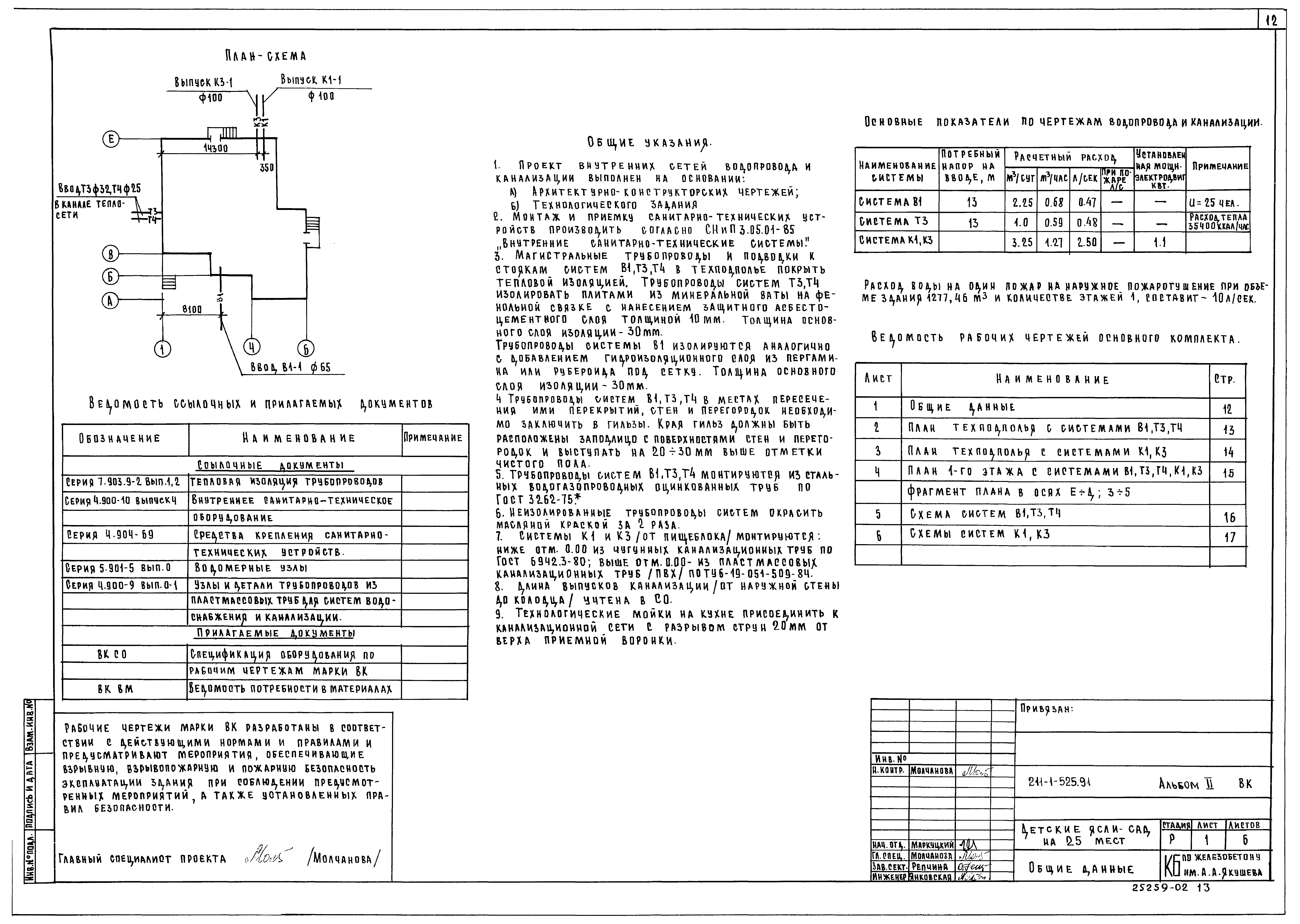 Типовой проект 211-1-525.91