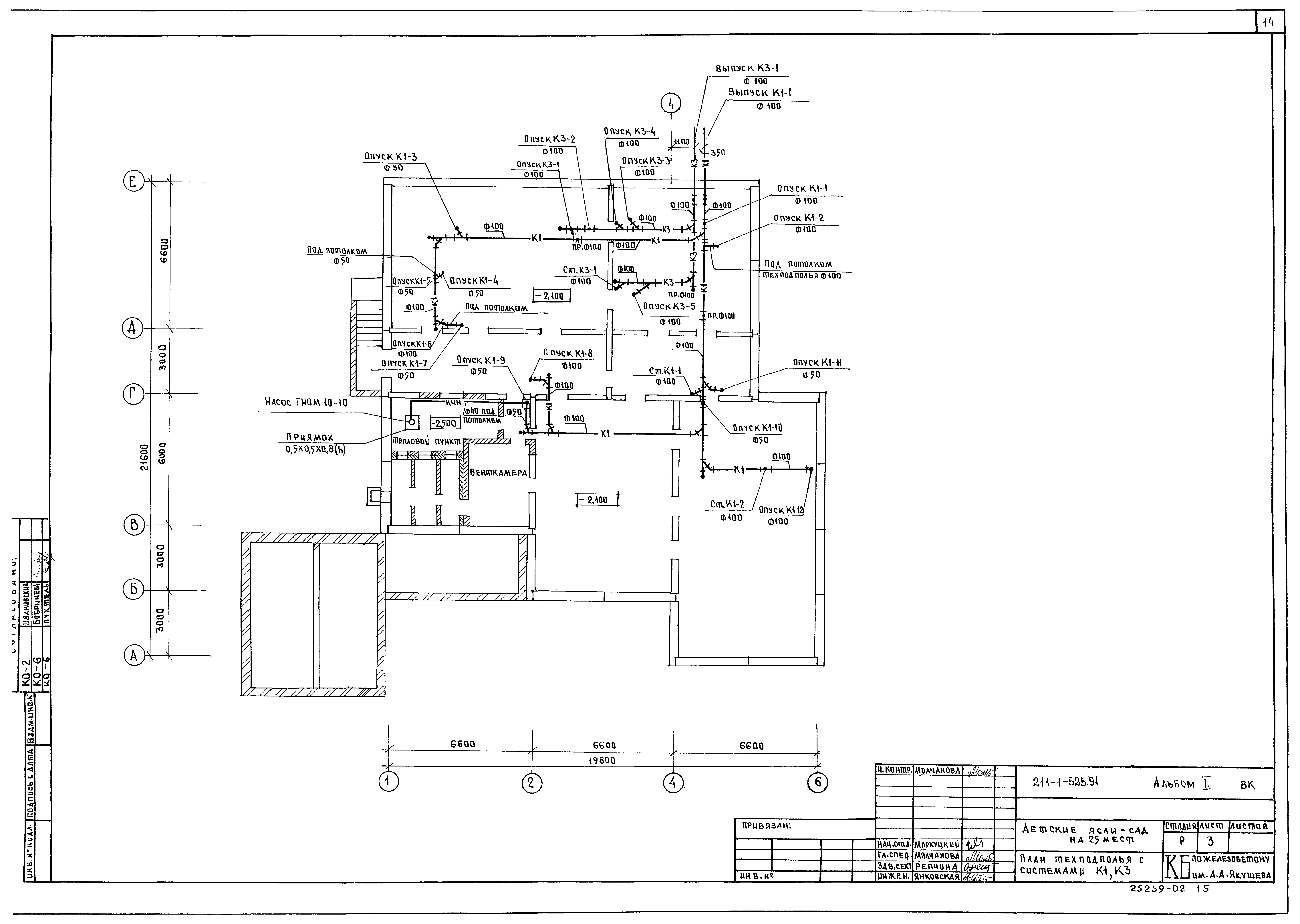 Типовой проект 211-1-525.91