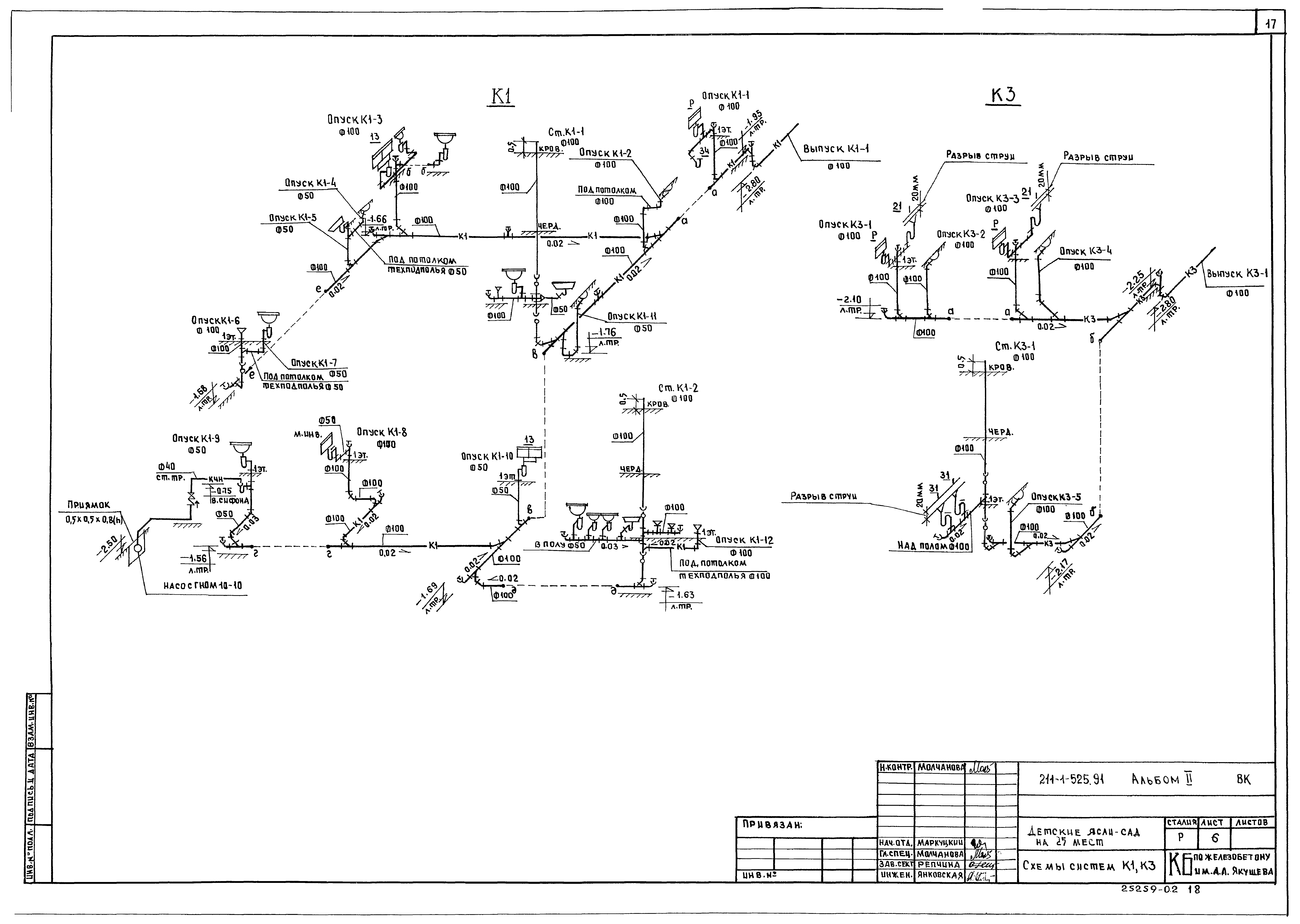 Типовой проект 211-1-525.91