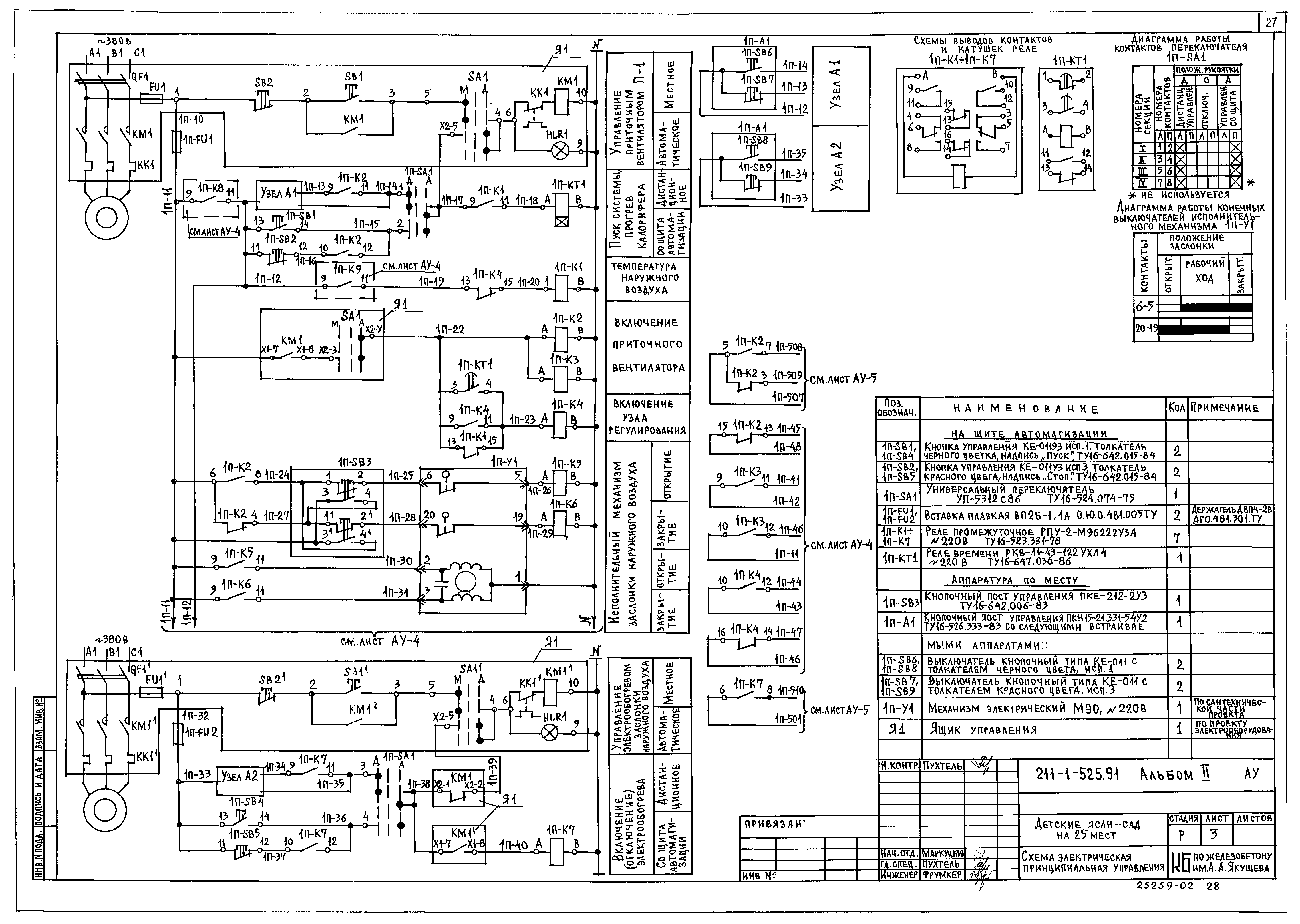 Типовой проект 211-1-525.91