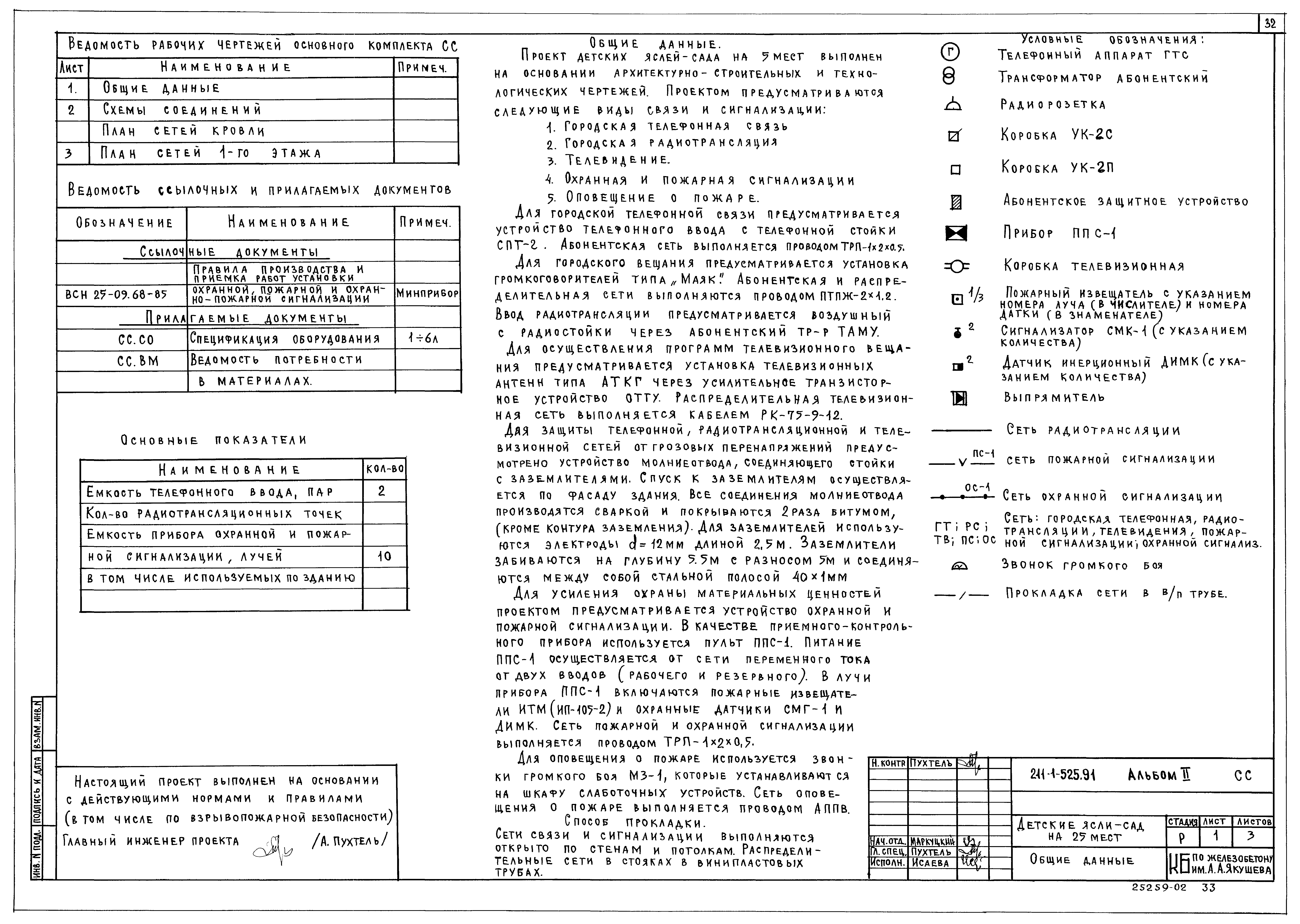 Типовой проект 211-1-525.91