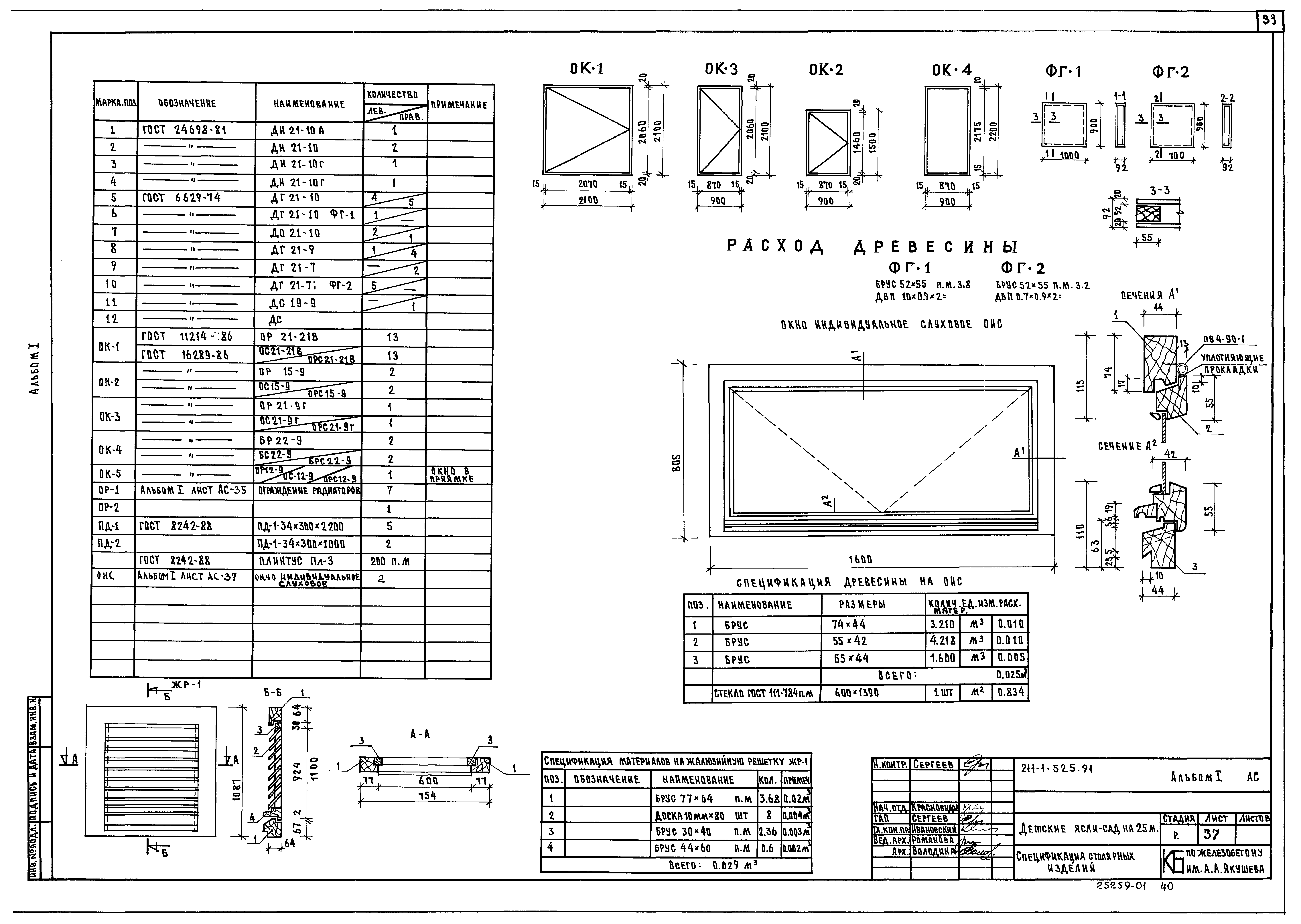 Типовой проект 211-1-525.91