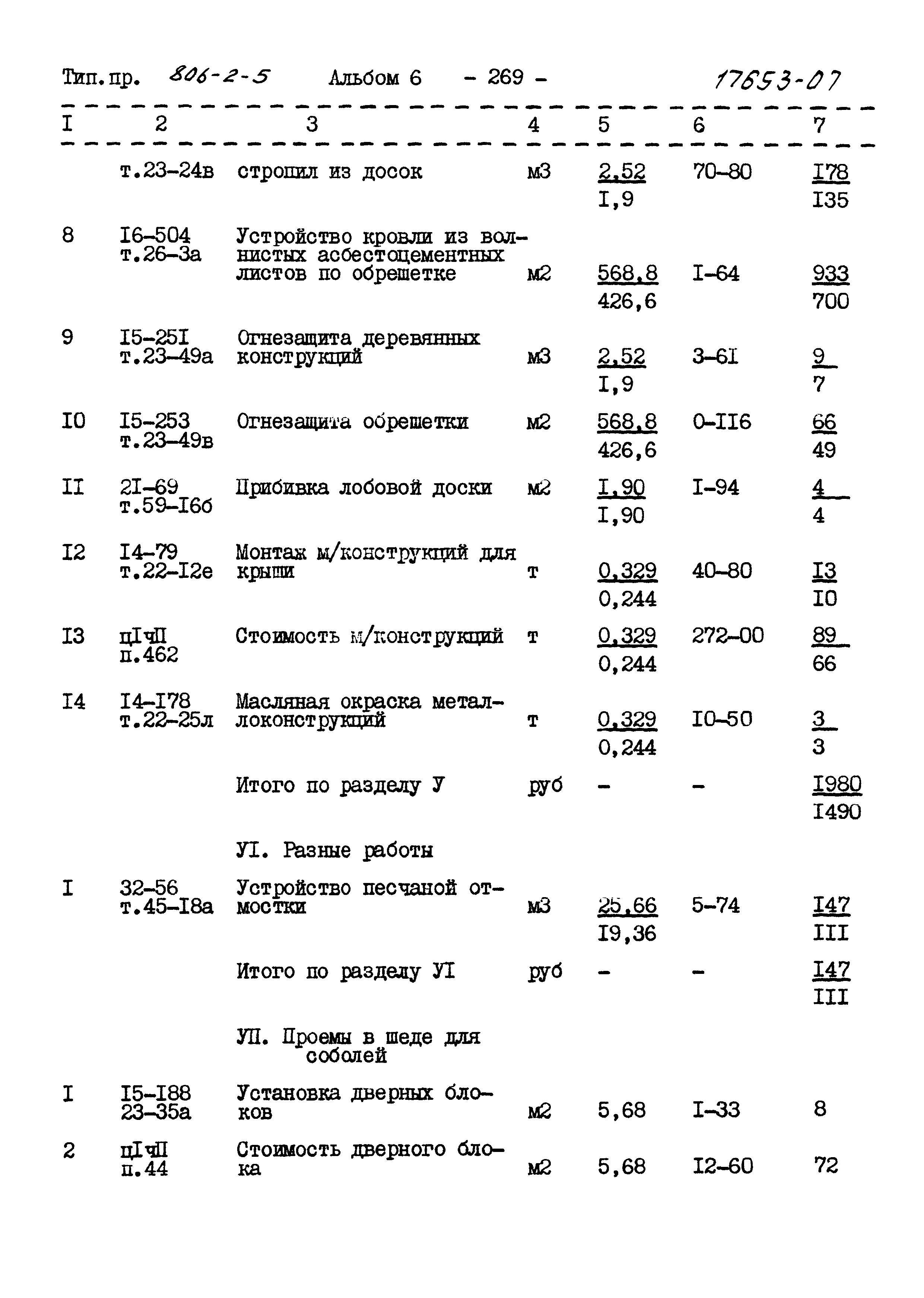 Типовой проект 806-2-5