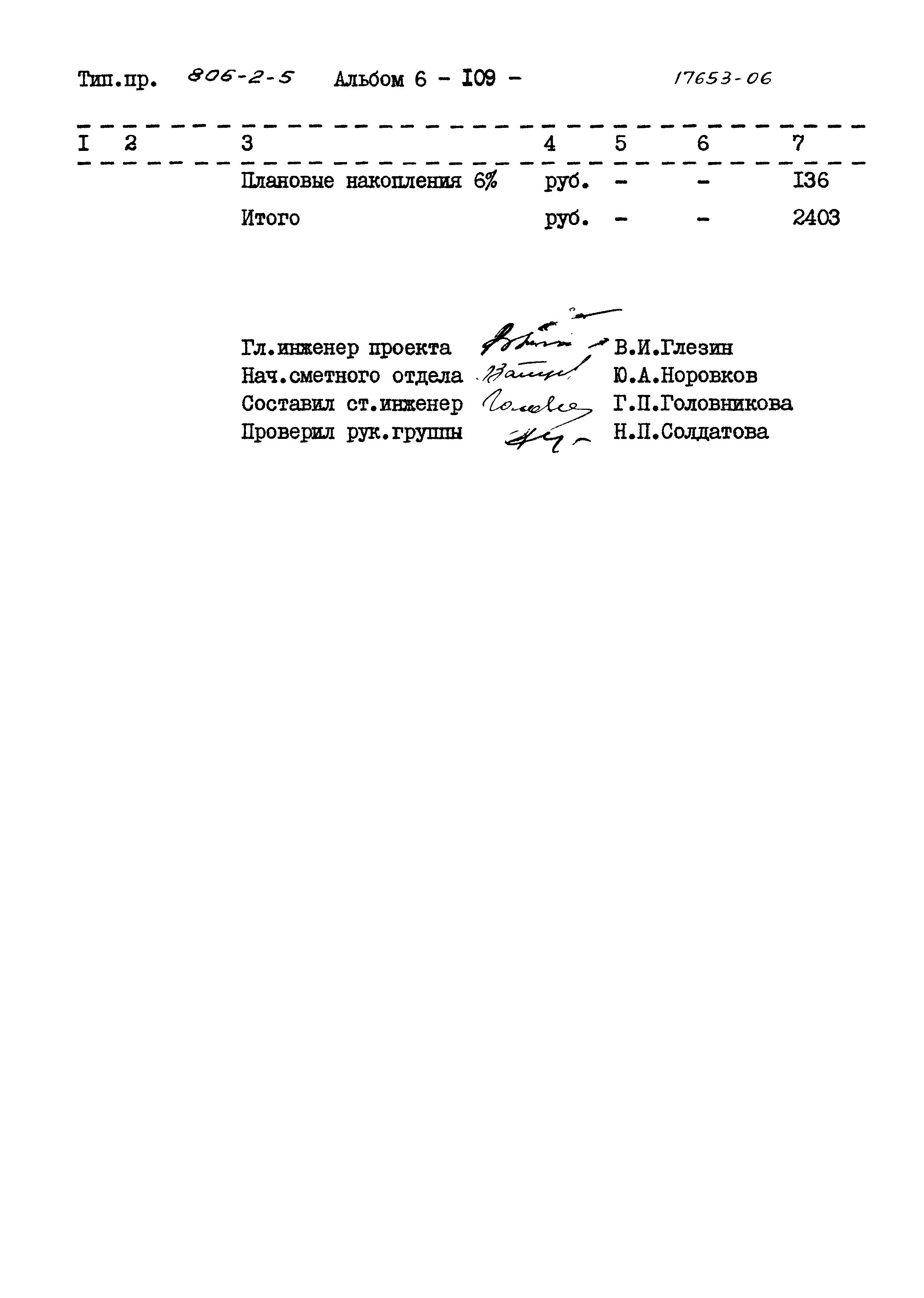 Типовой проект 806-2-5