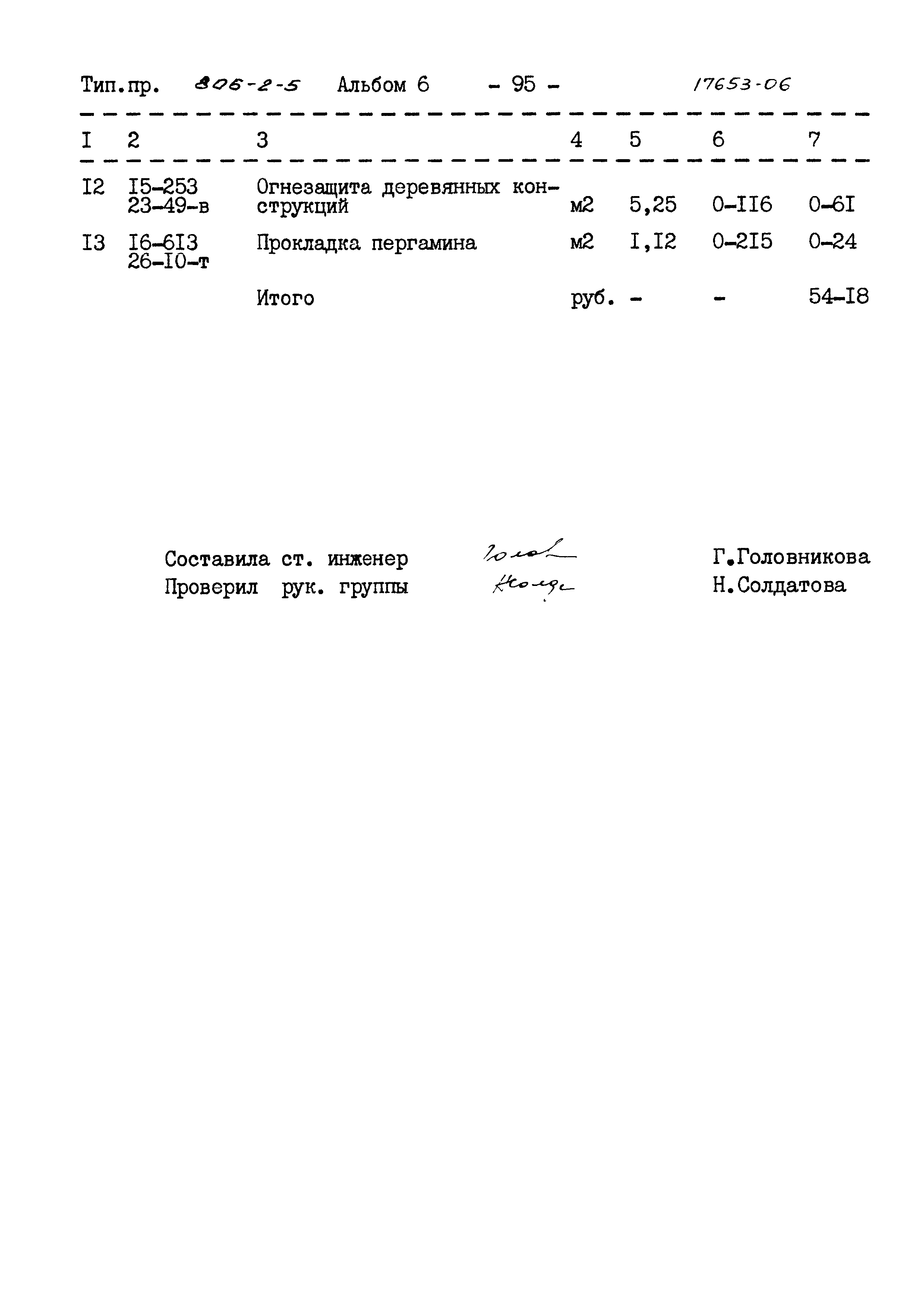Типовой проект 806-2-5