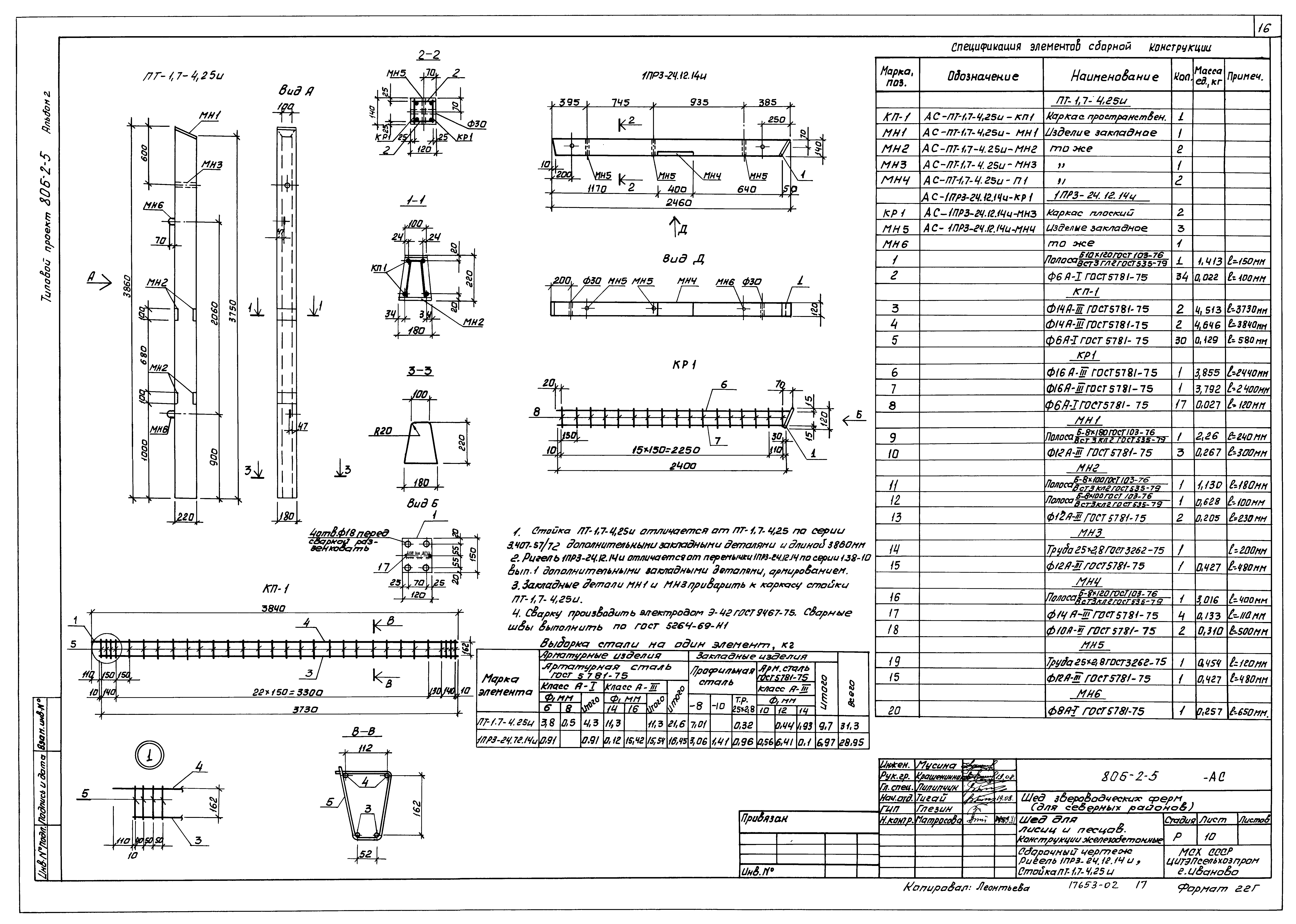 Типовой проект 806-2-5