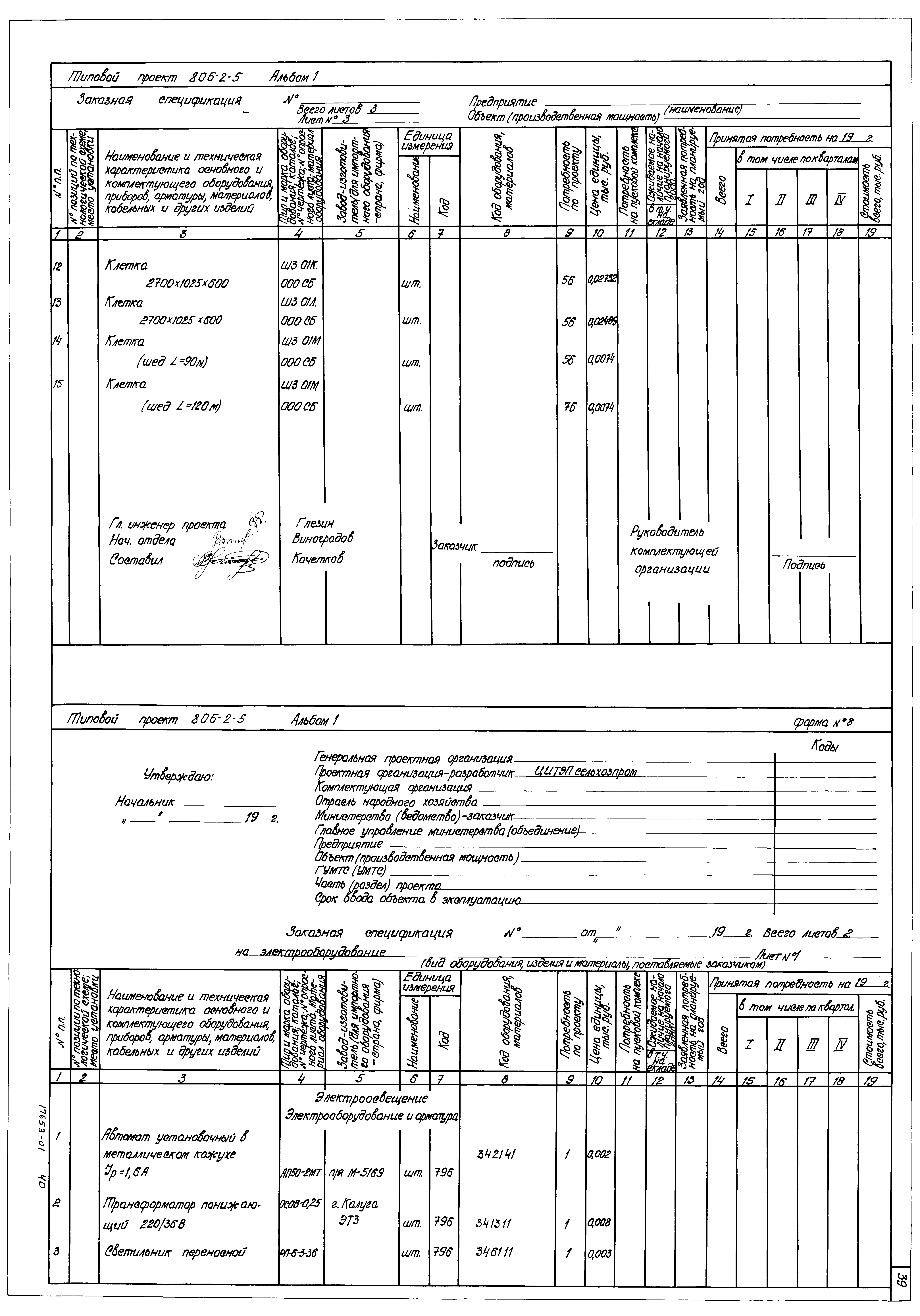 Типовой проект 806-2-5