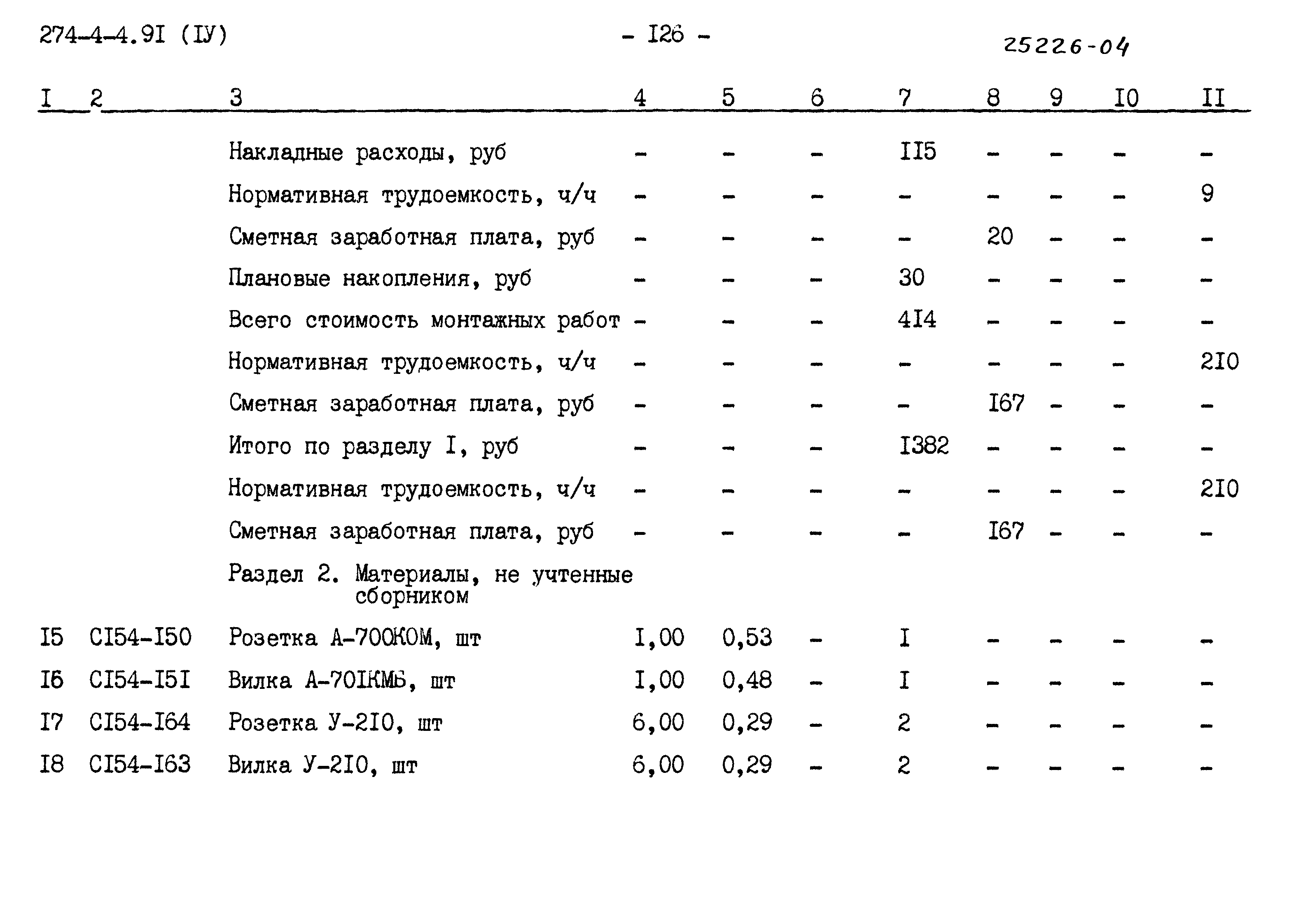 Типовой проект 274-4-4.91