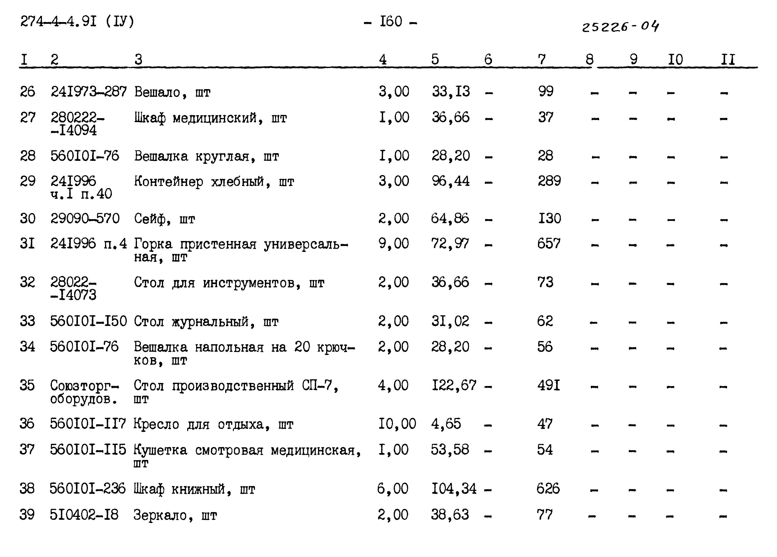 Типовой проект 274-4-4.91