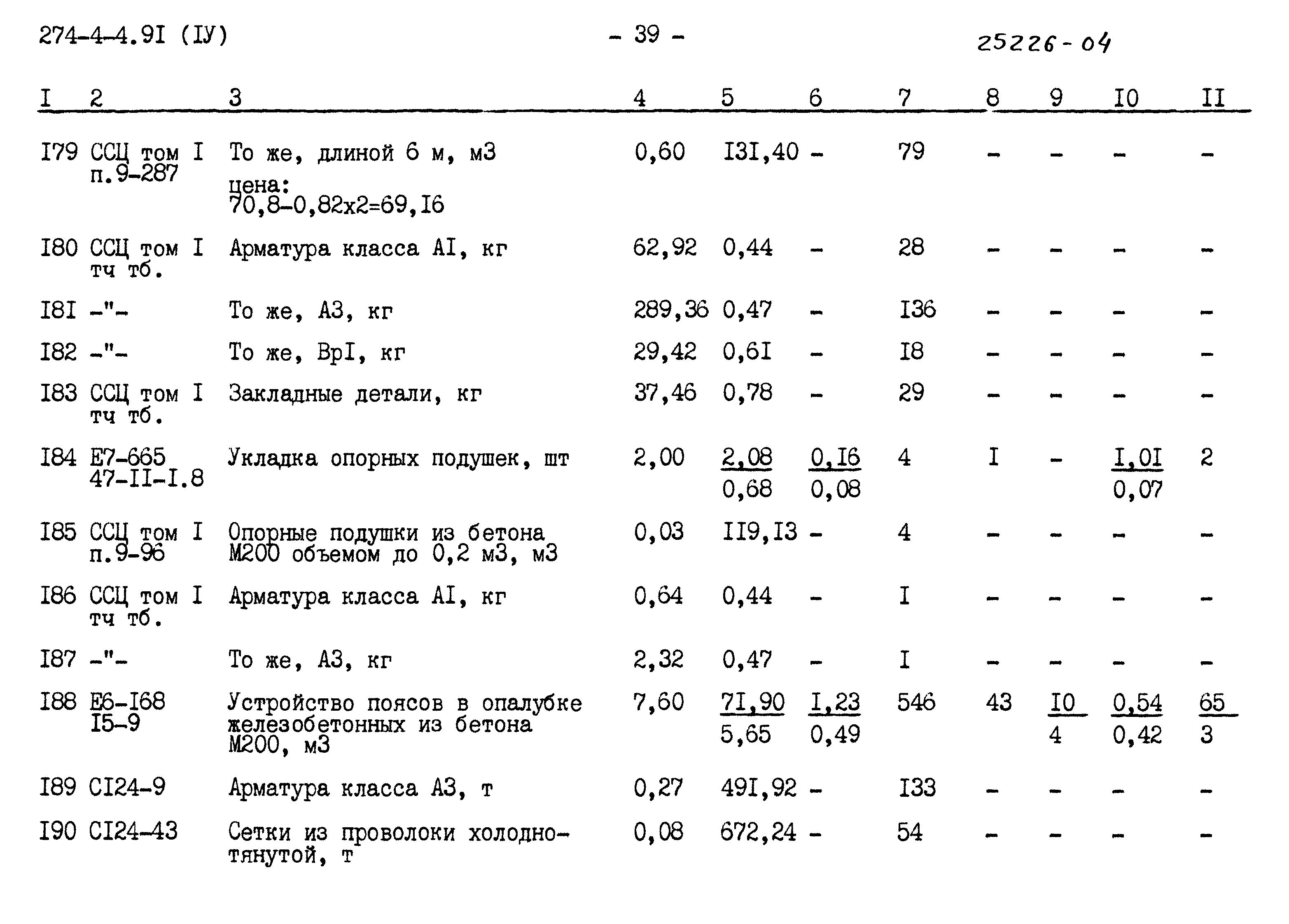 Типовой проект 274-4-4.91