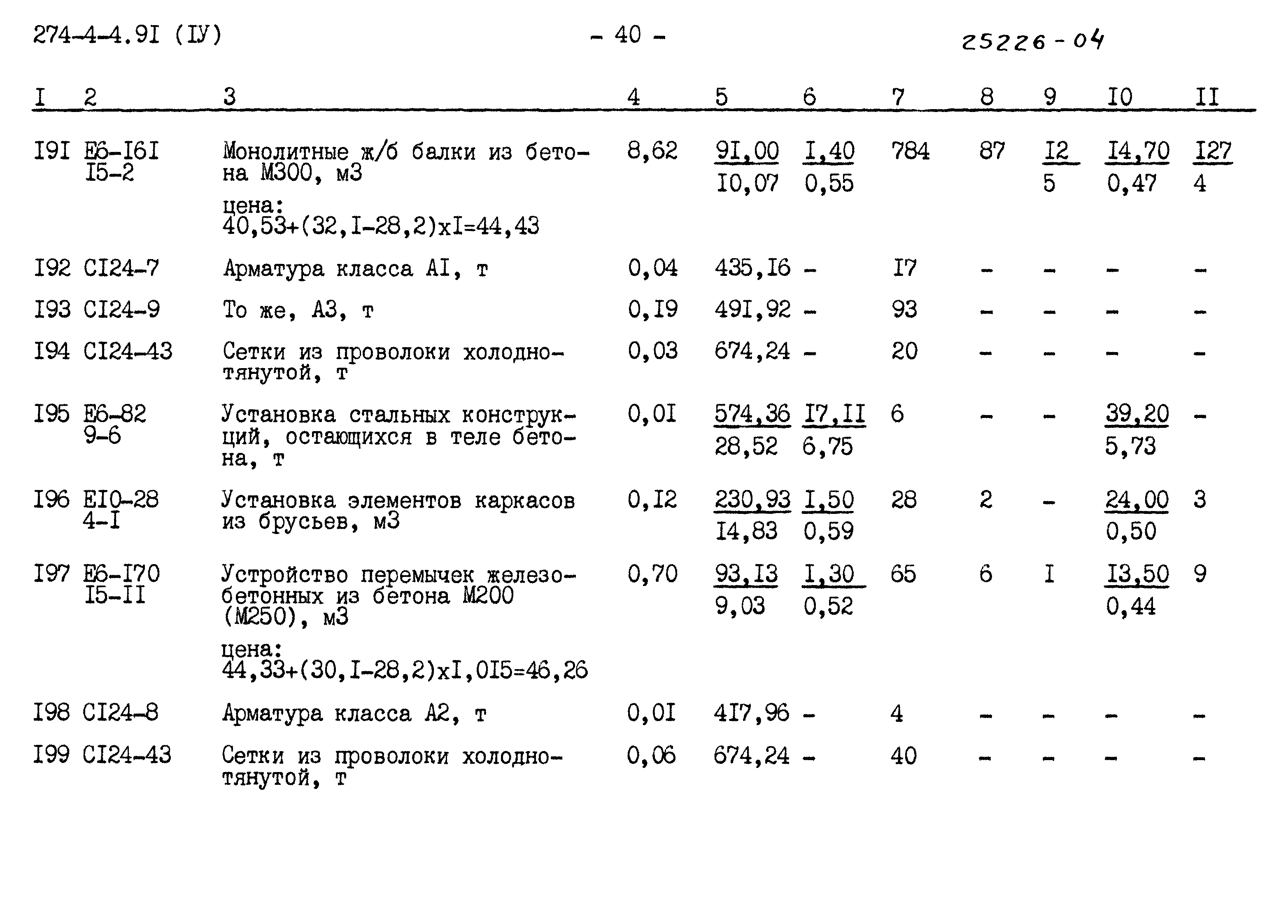 Типовой проект 274-4-4.91