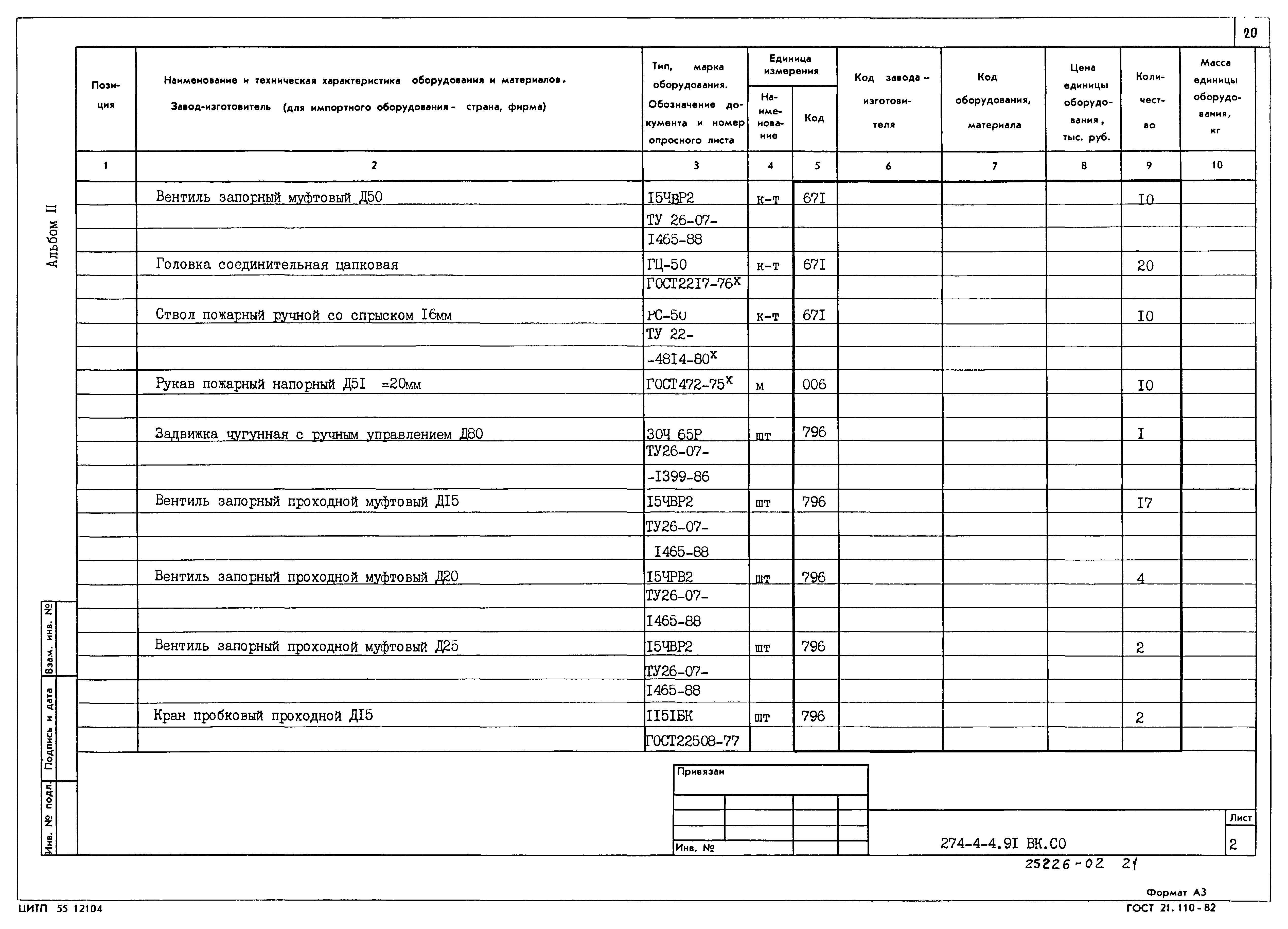 Типовой проект 274-4-4.91