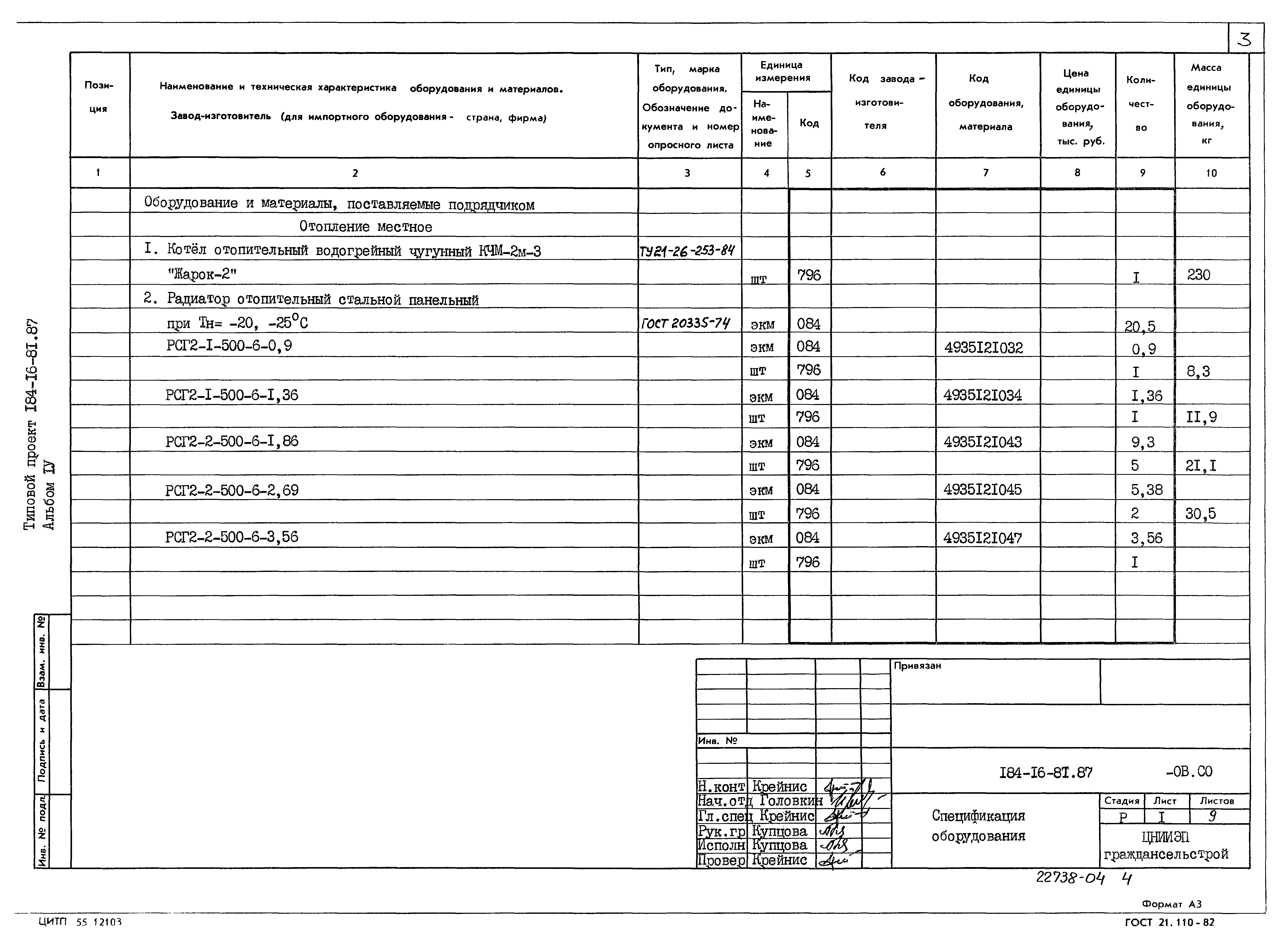 Типовой проект 184-16-81.87