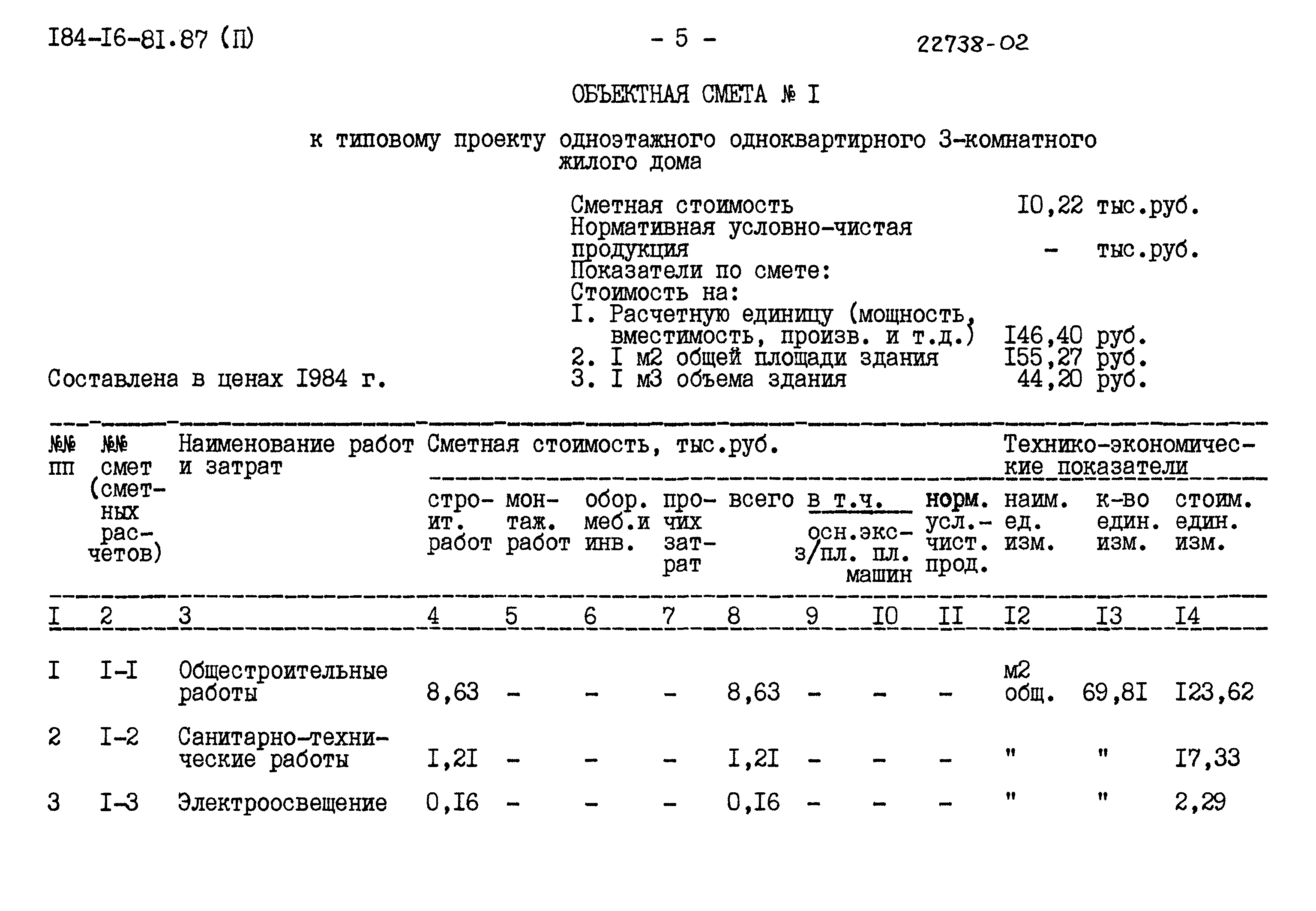 Типовой проект 184-16-81.87