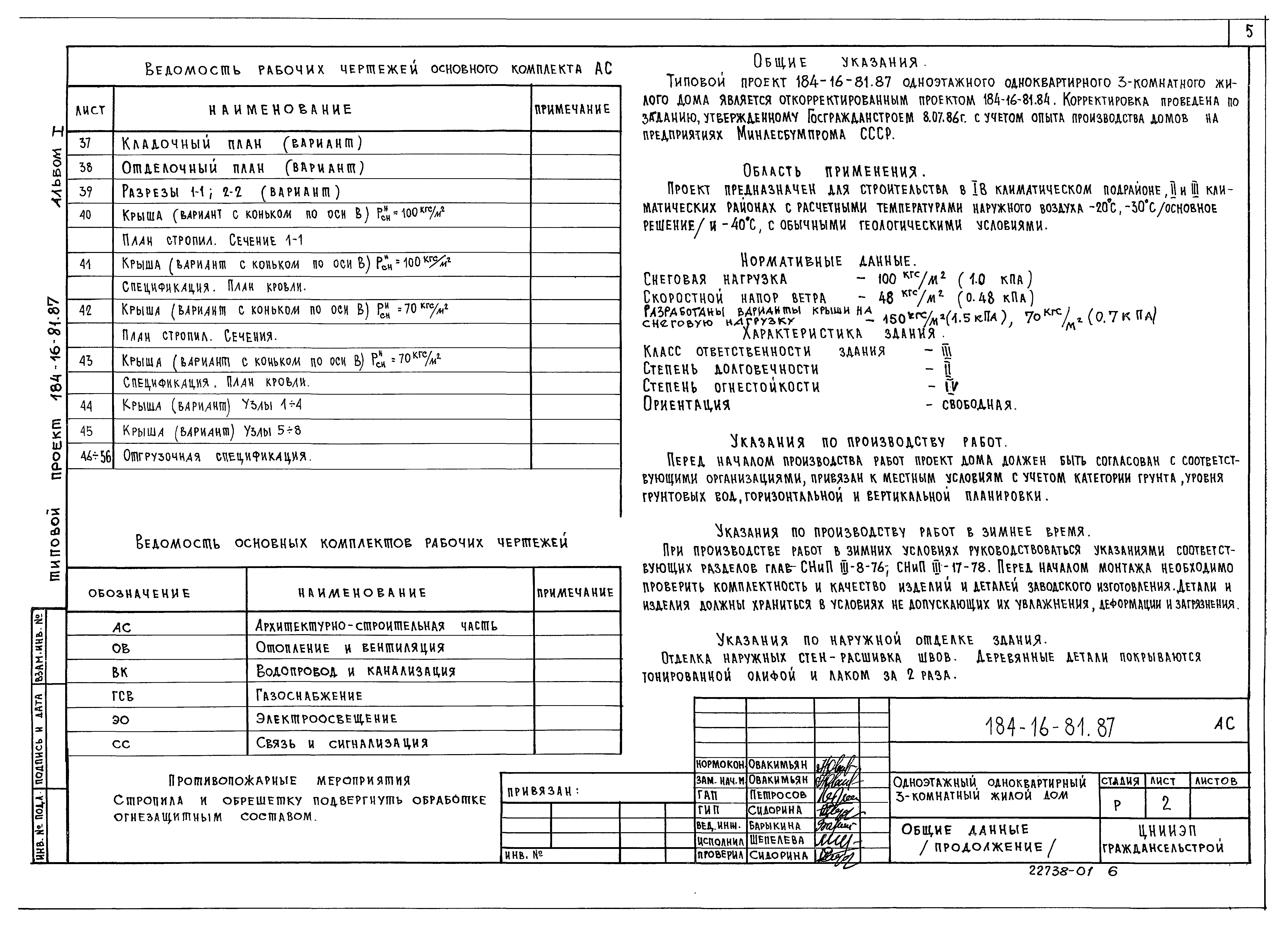 Типовой проект 184-16-81.87