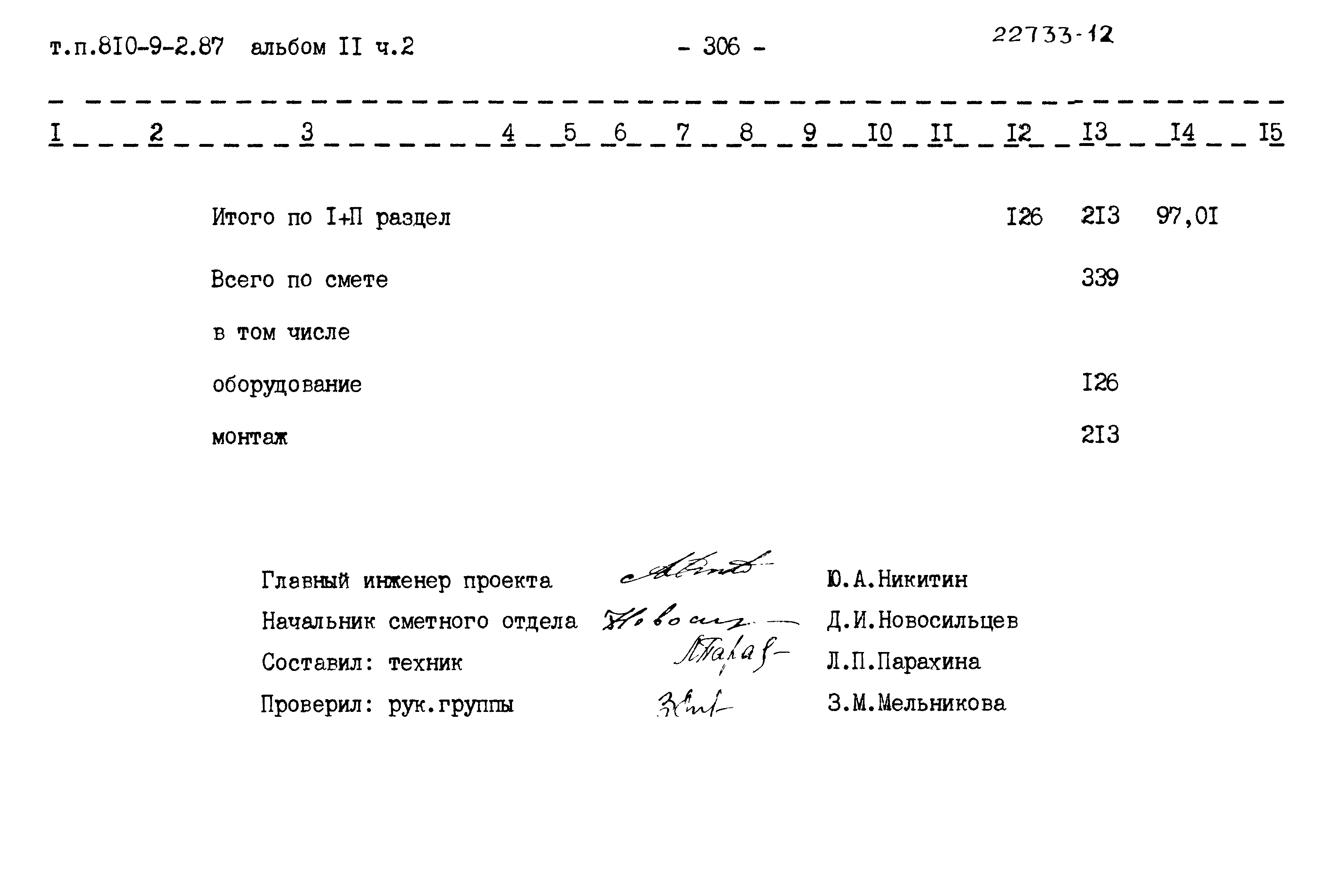 Типовой проект 810-9-2.87