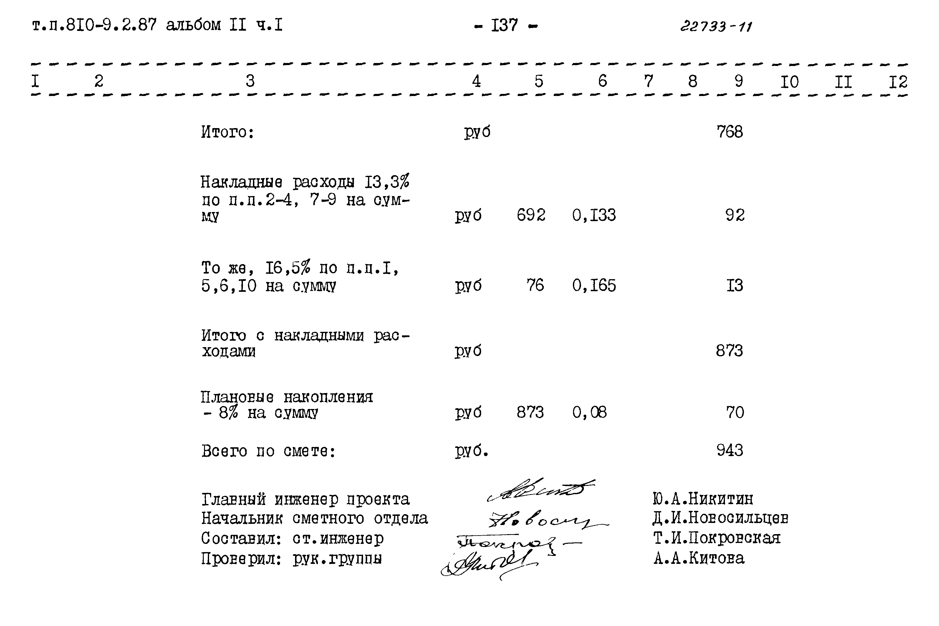 Типовой проект 810-9-2.87