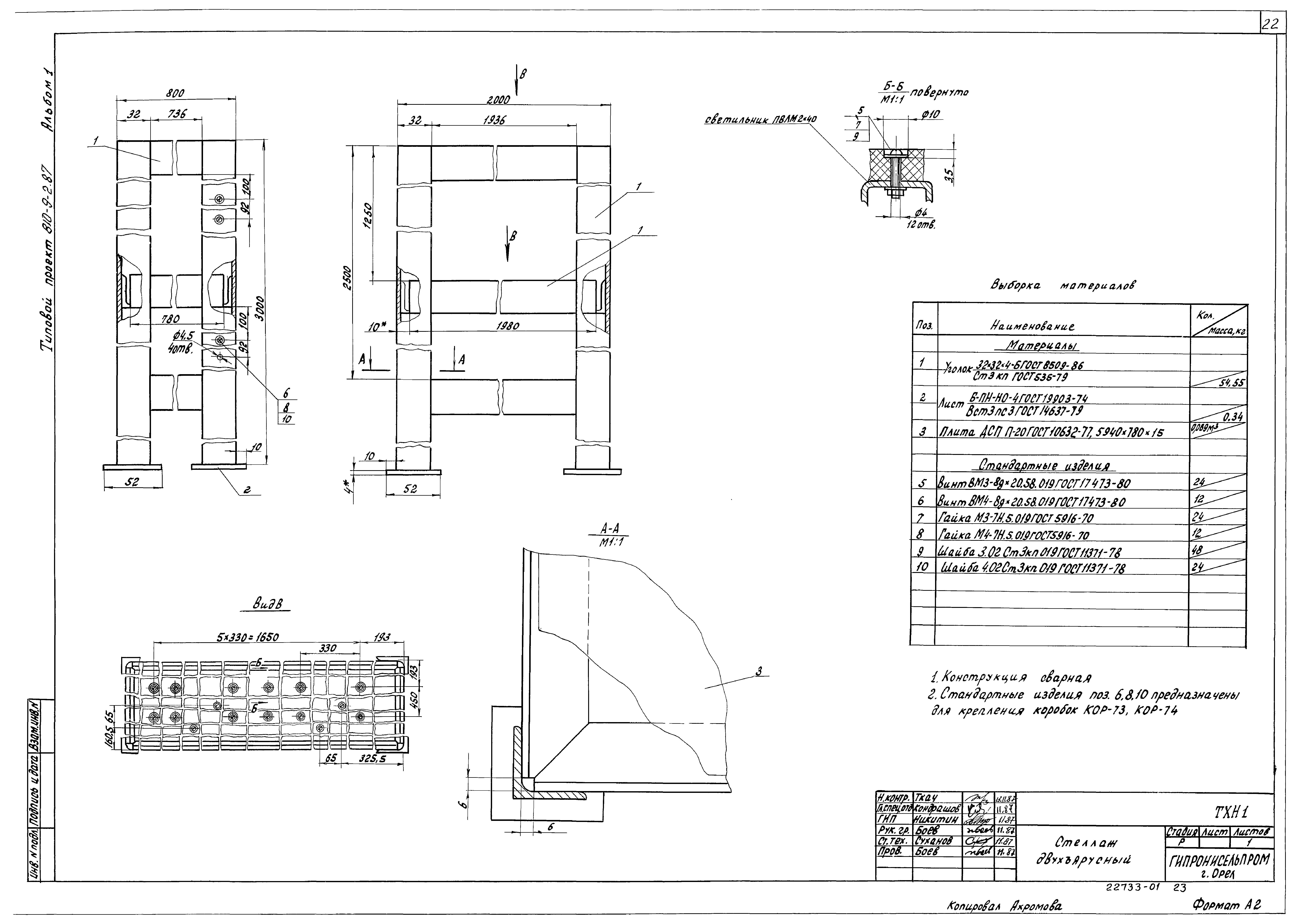 Типовой проект 810-9-2.87
