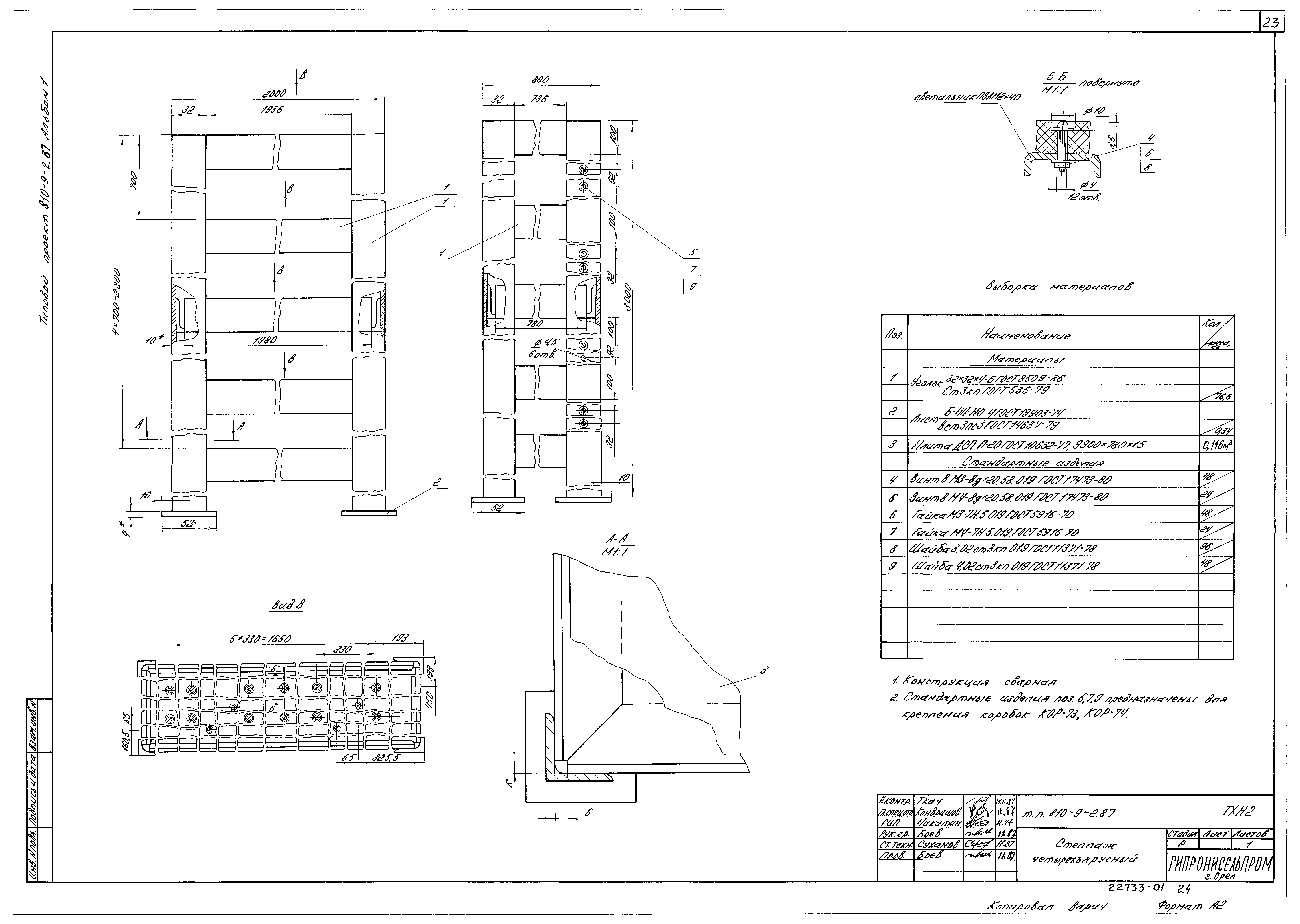 Типовой проект 810-9-2.87