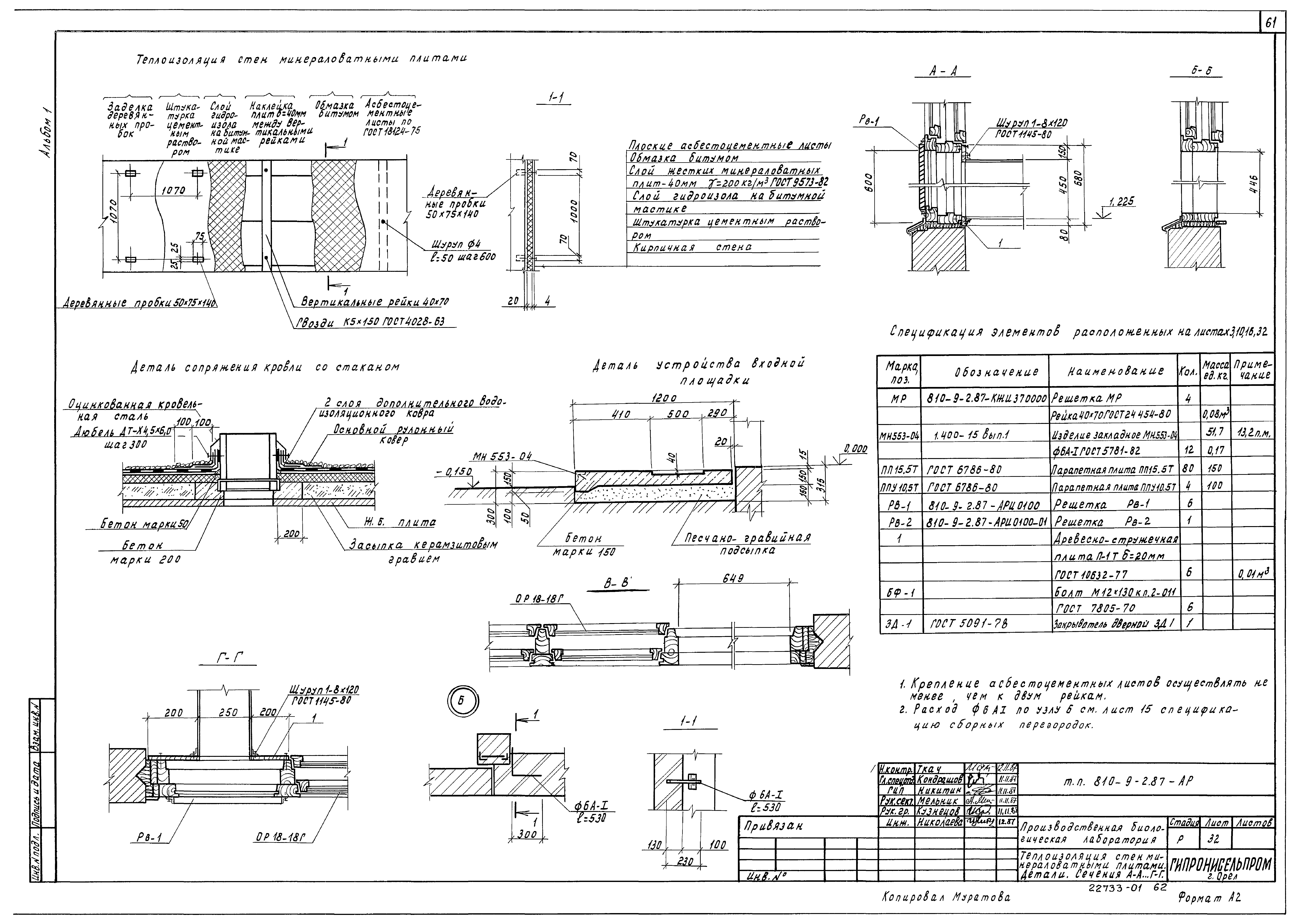 Типовой проект 810-9-2.87