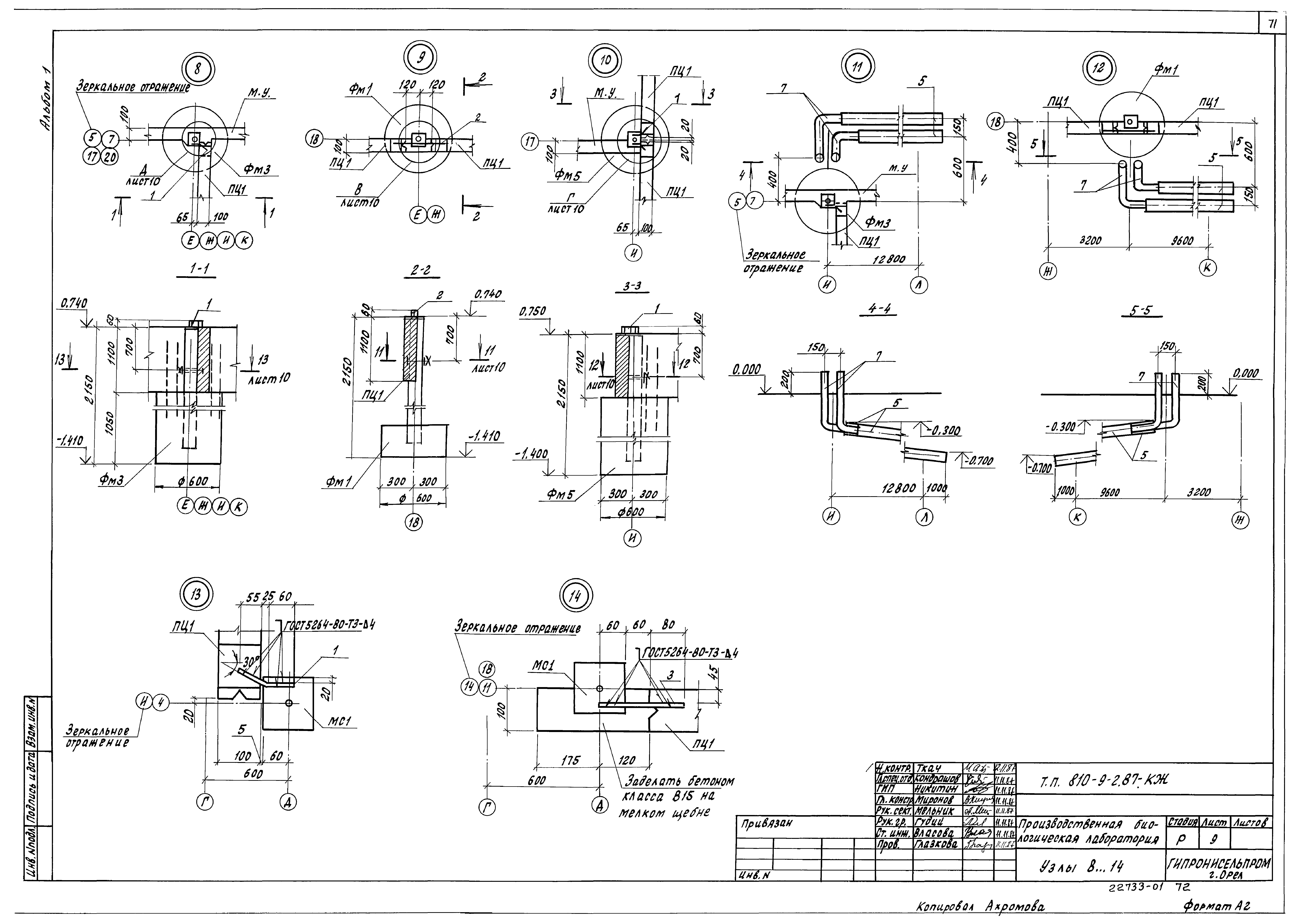 Типовой проект 810-9-2.87