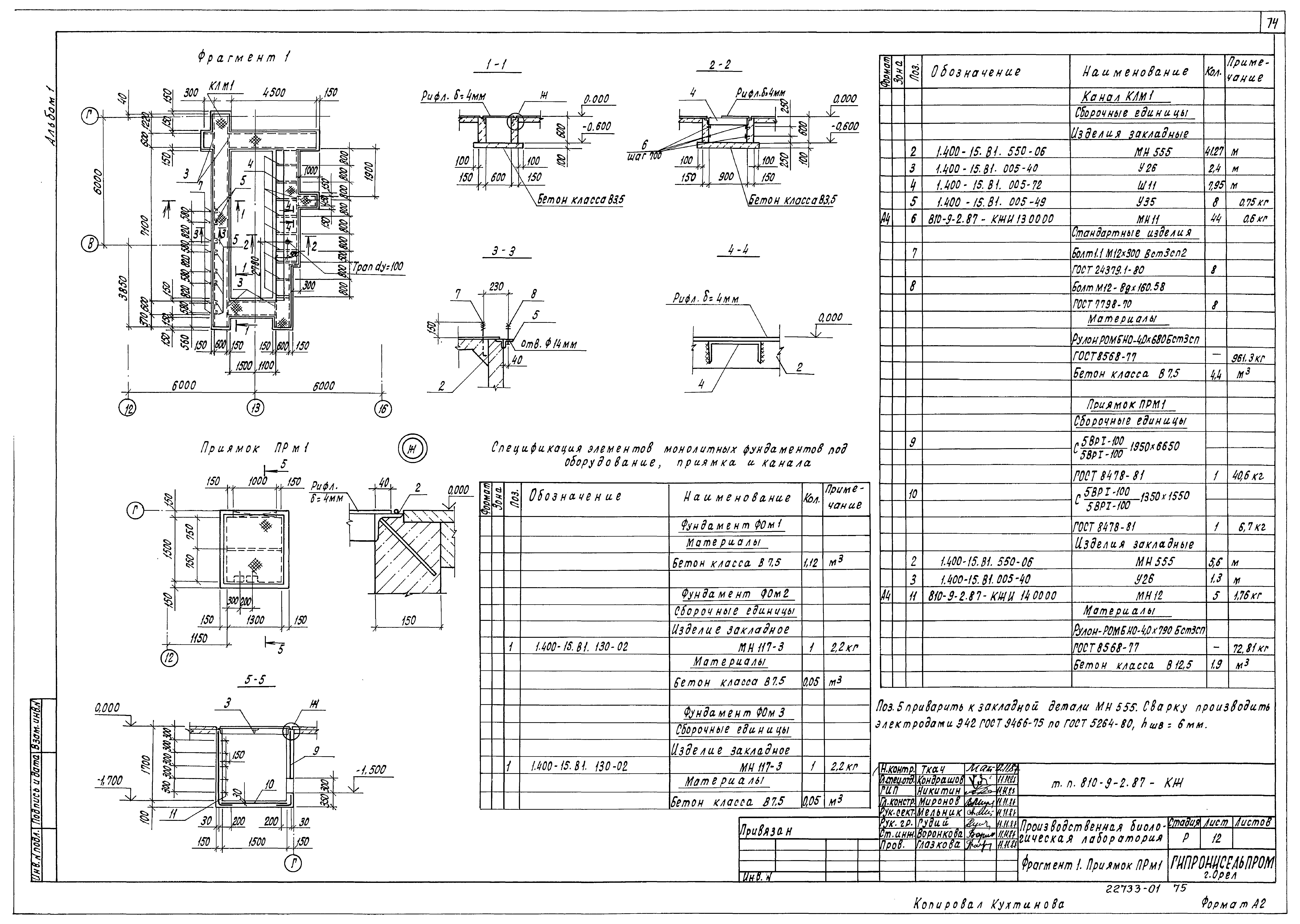 Типовой проект 810-9-2.87