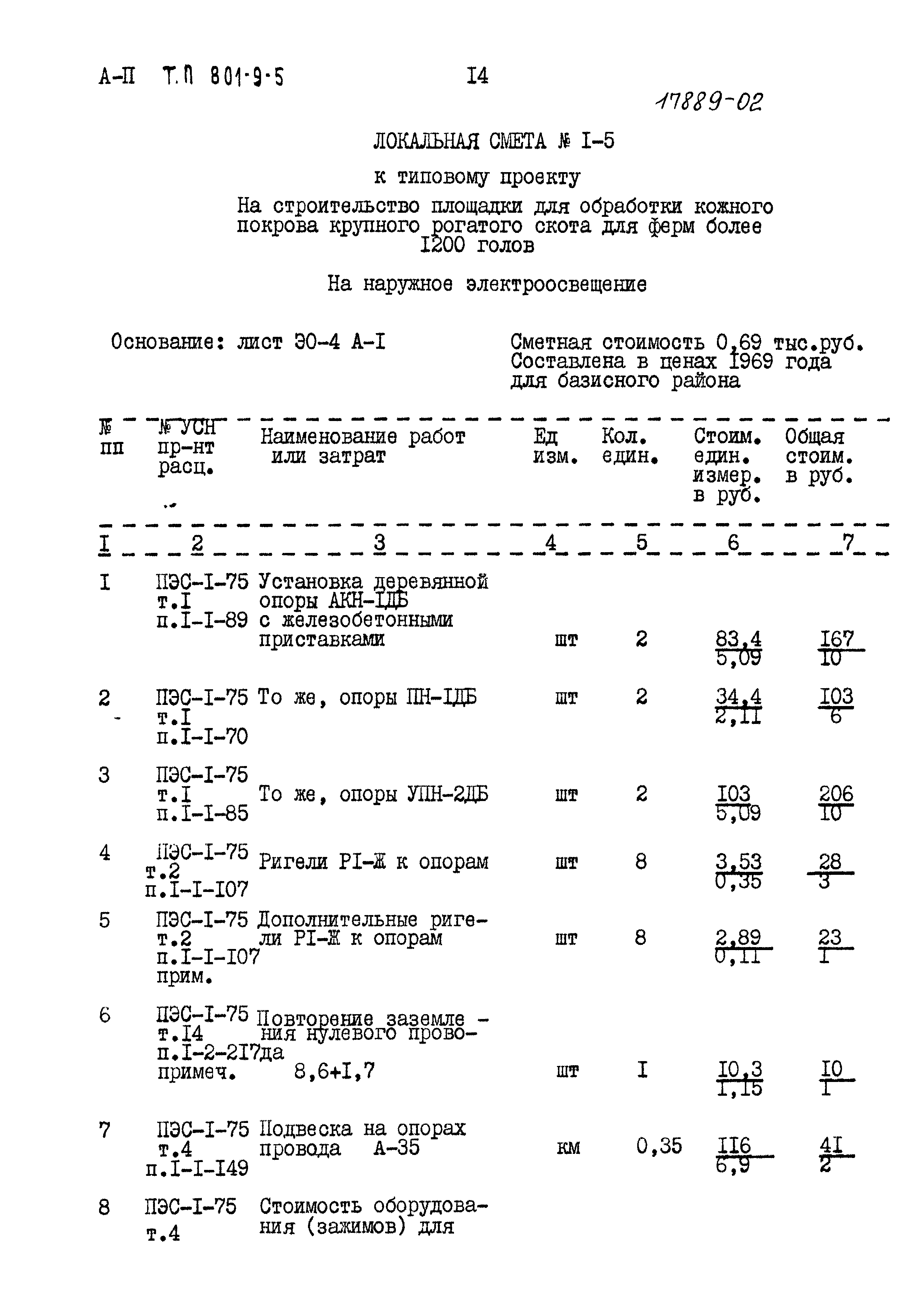 Типовой проект 801-9-5