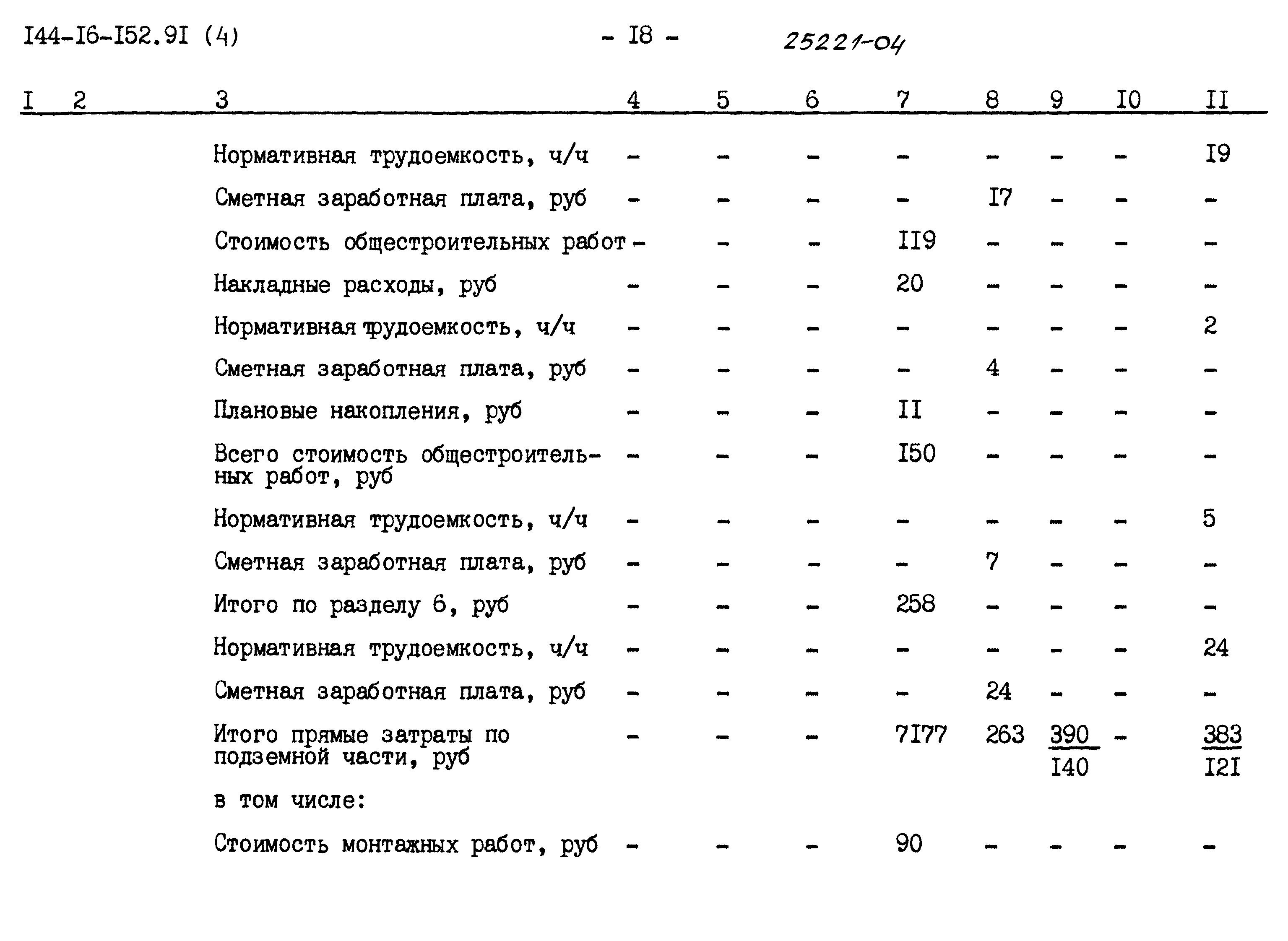 Типовой проект 144-16-152.91