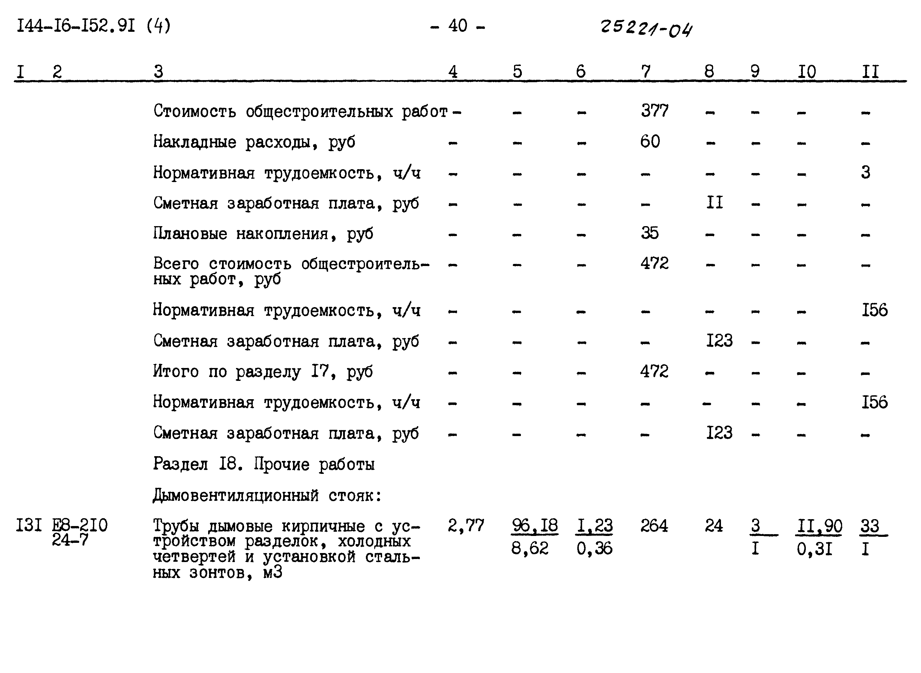 Типовой проект 144-16-152.91