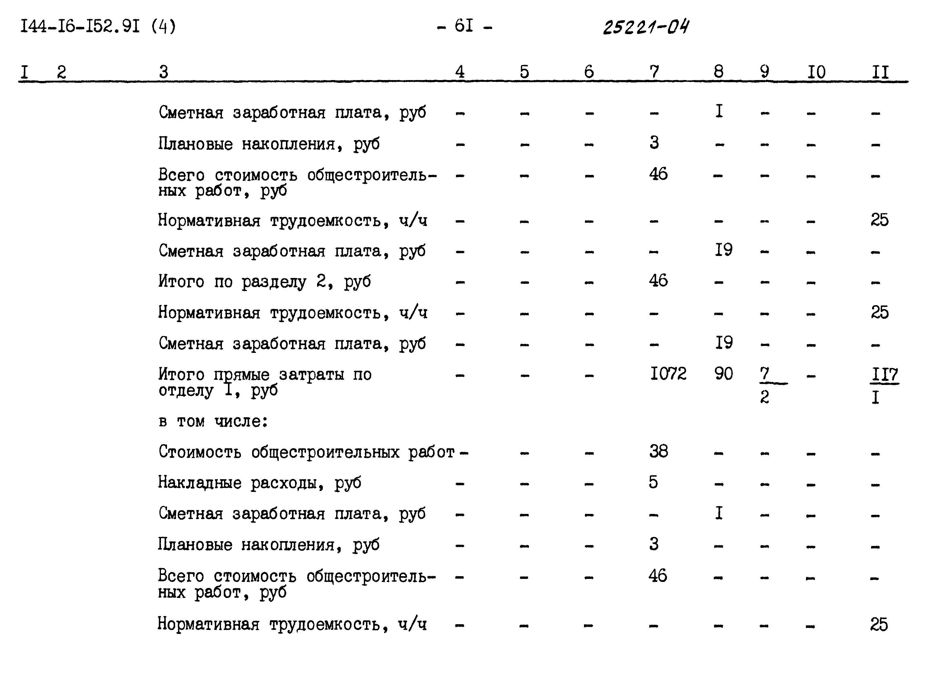 Типовой проект 144-16-152.91