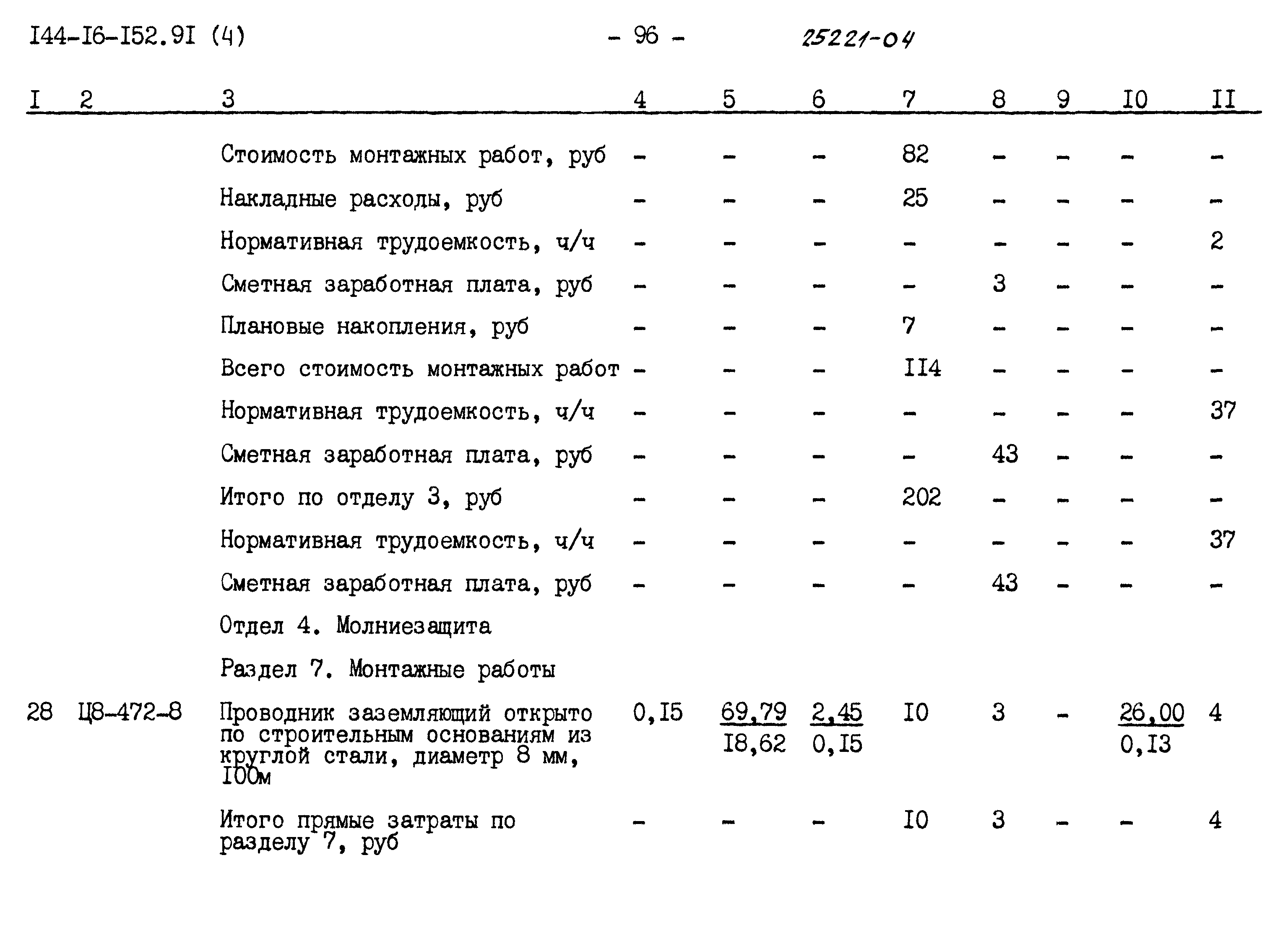Типовой проект 144-16-152.91