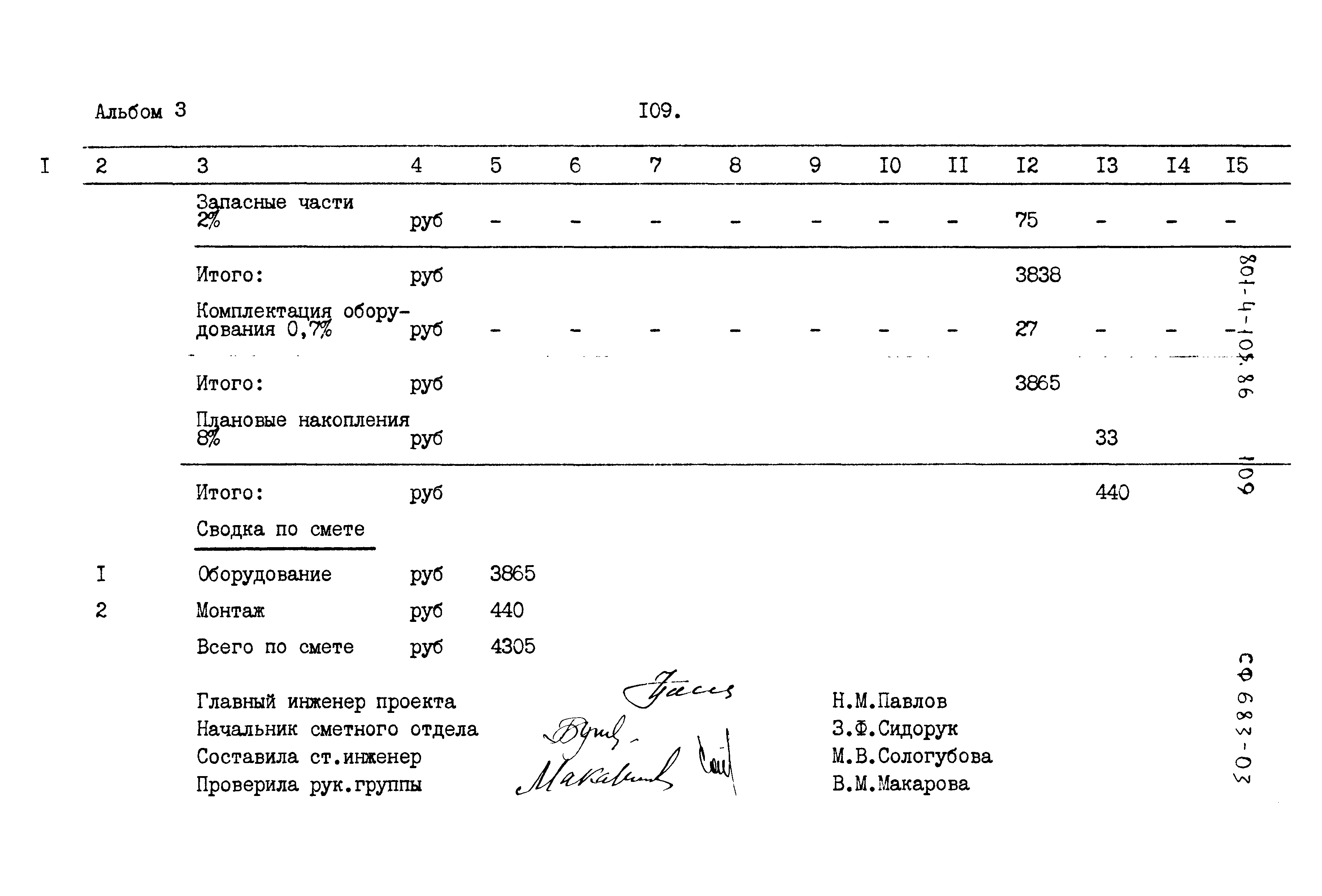 Типовой проект 801-4-105.86