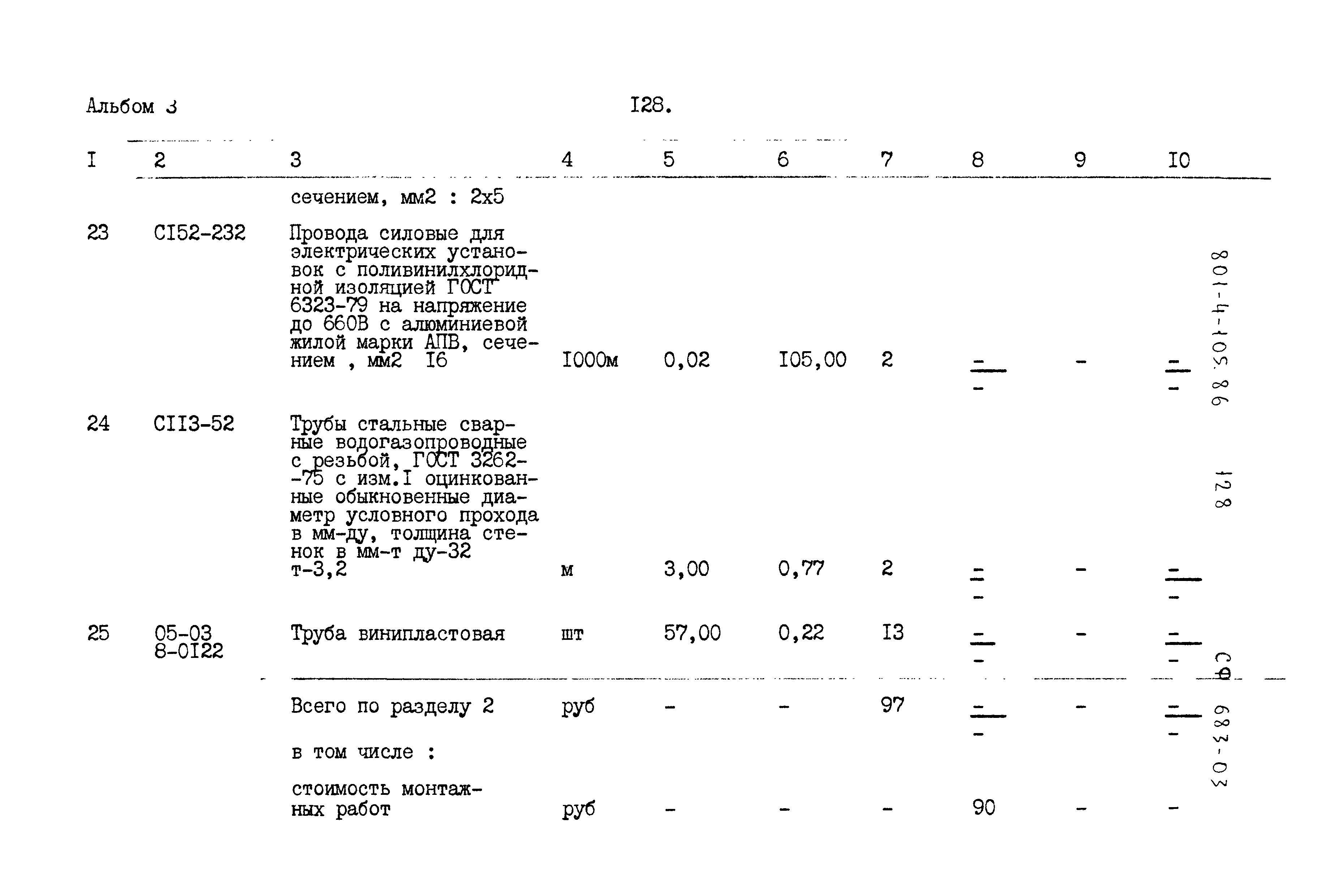 Типовой проект 801-4-105.86