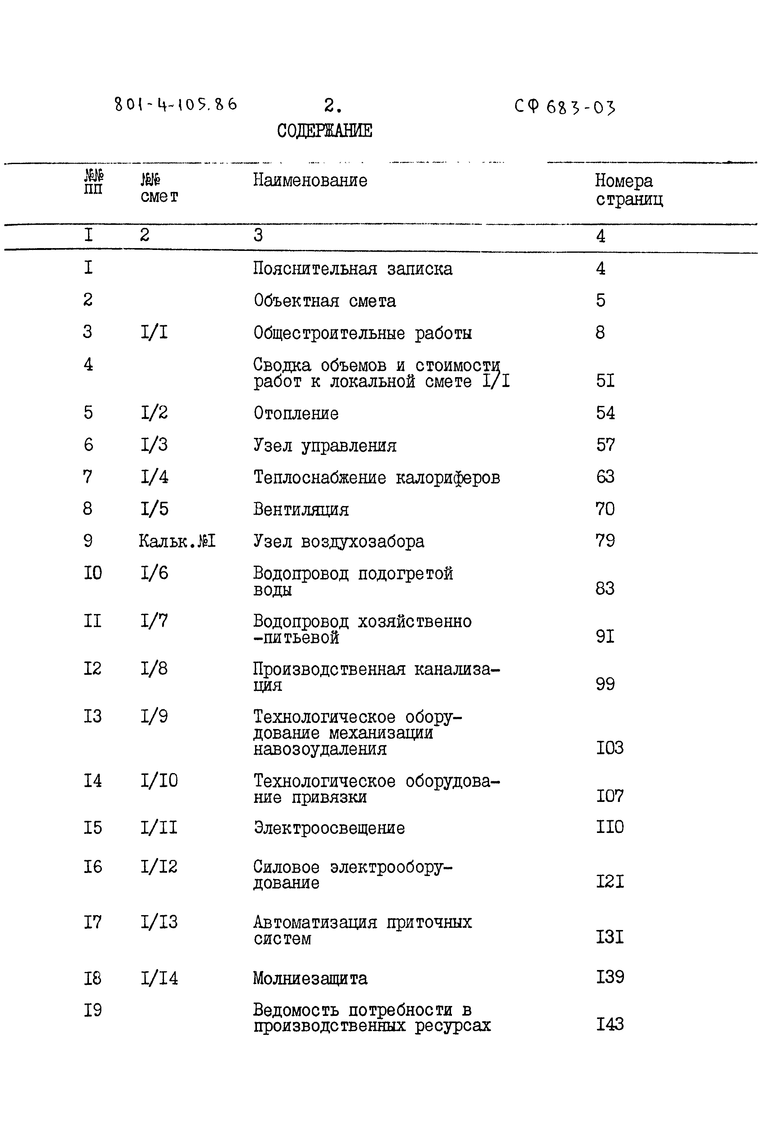 Типовой проект 801-4-105.86