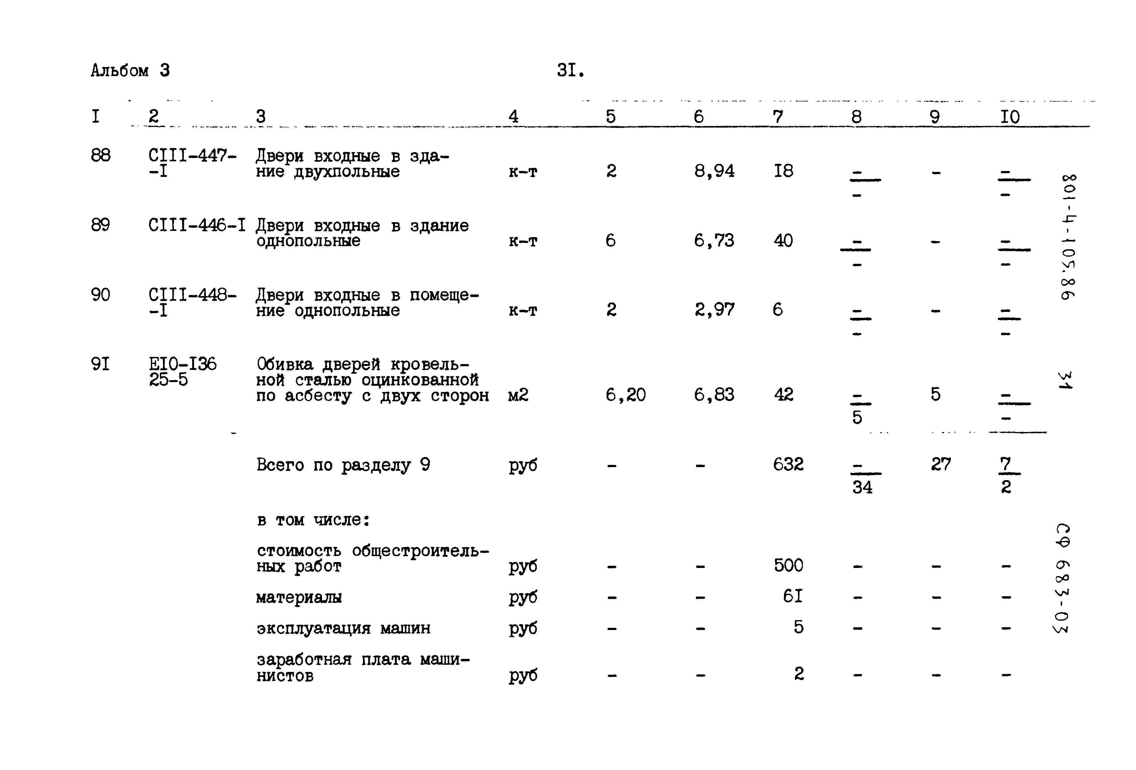 Типовой проект 801-4-105.86