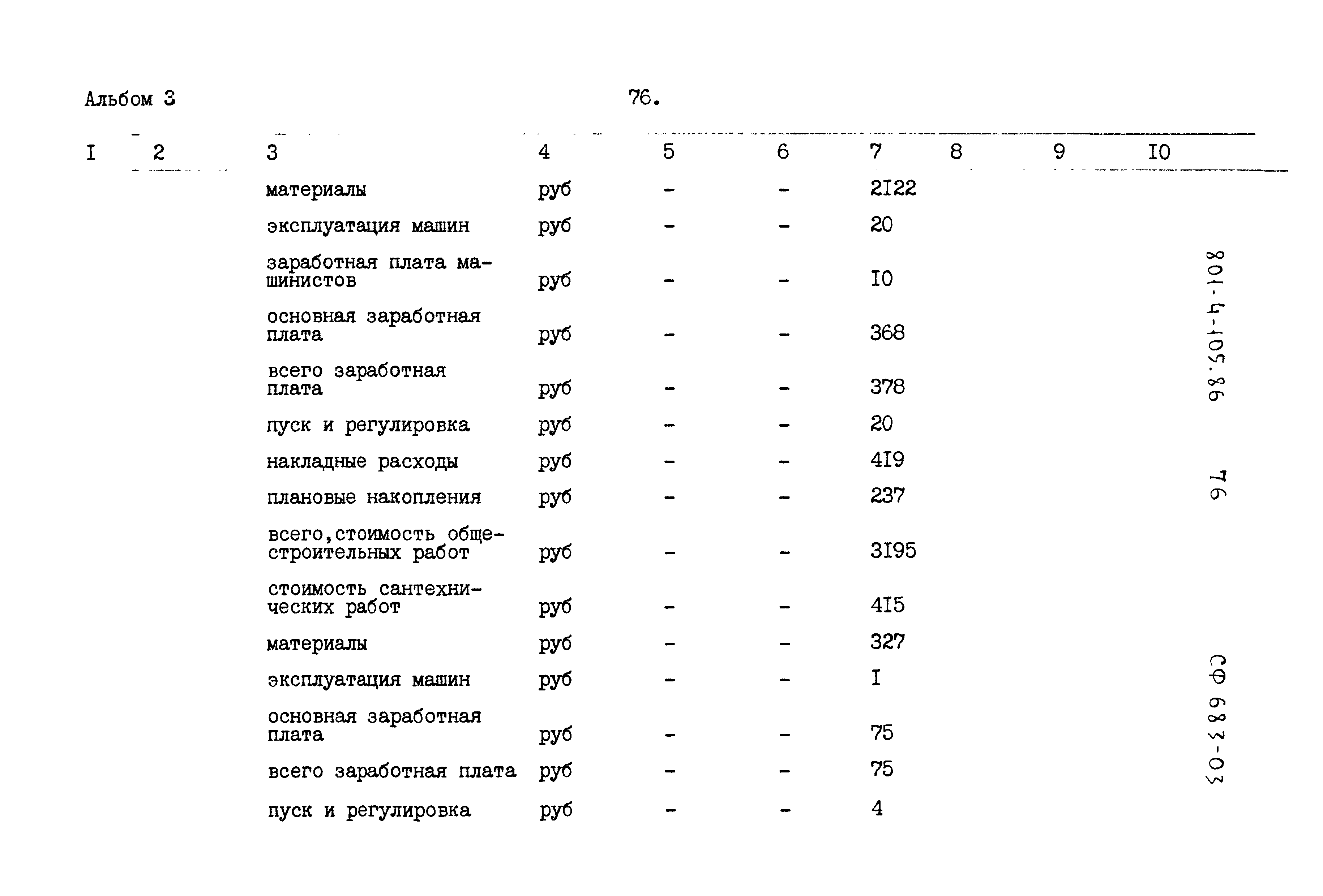 Типовой проект 801-4-105.86