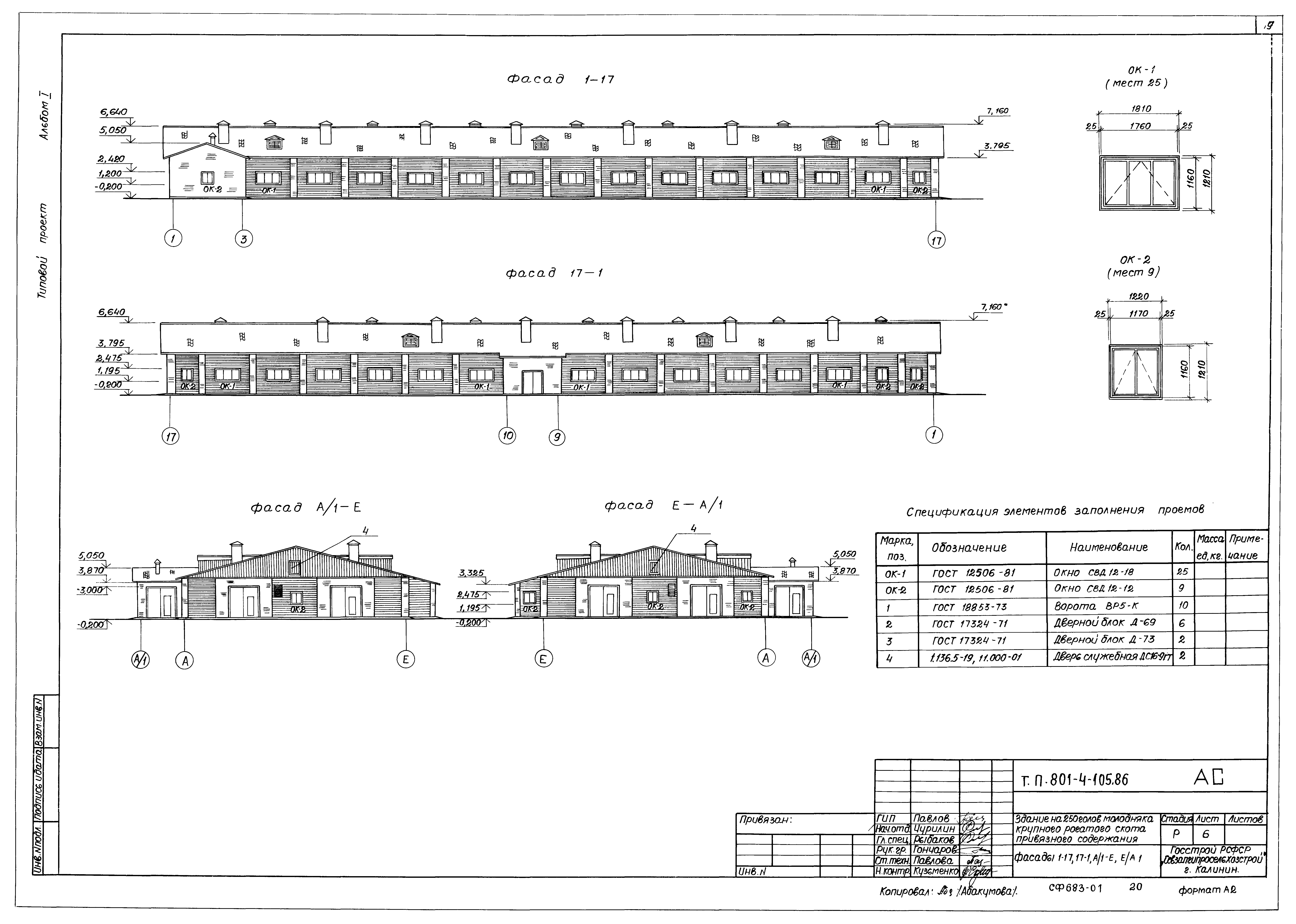 Типовой проект 801-4-105.86