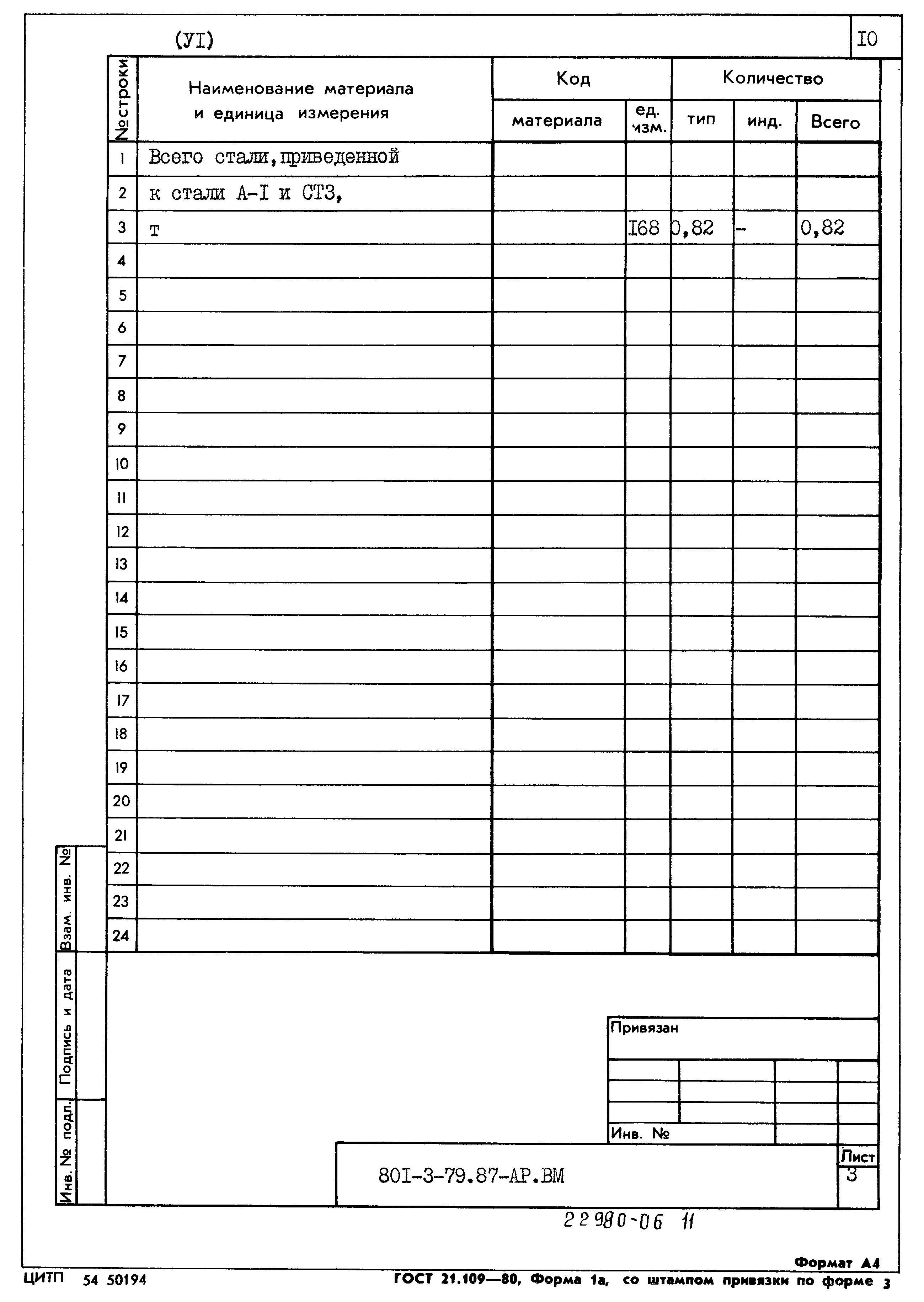 Типовой проект 801-3-79.87