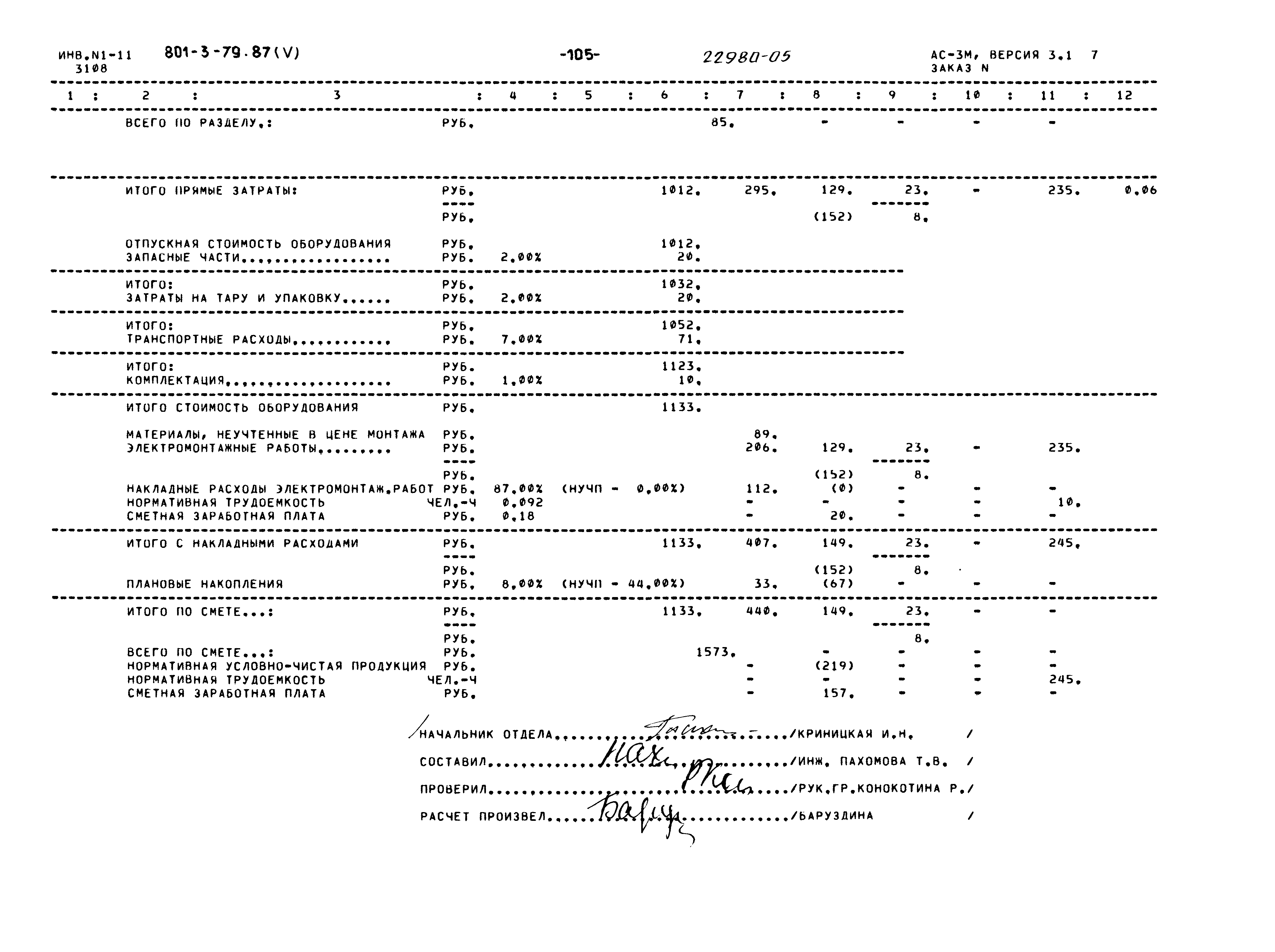 Типовой проект 801-3-79.87
