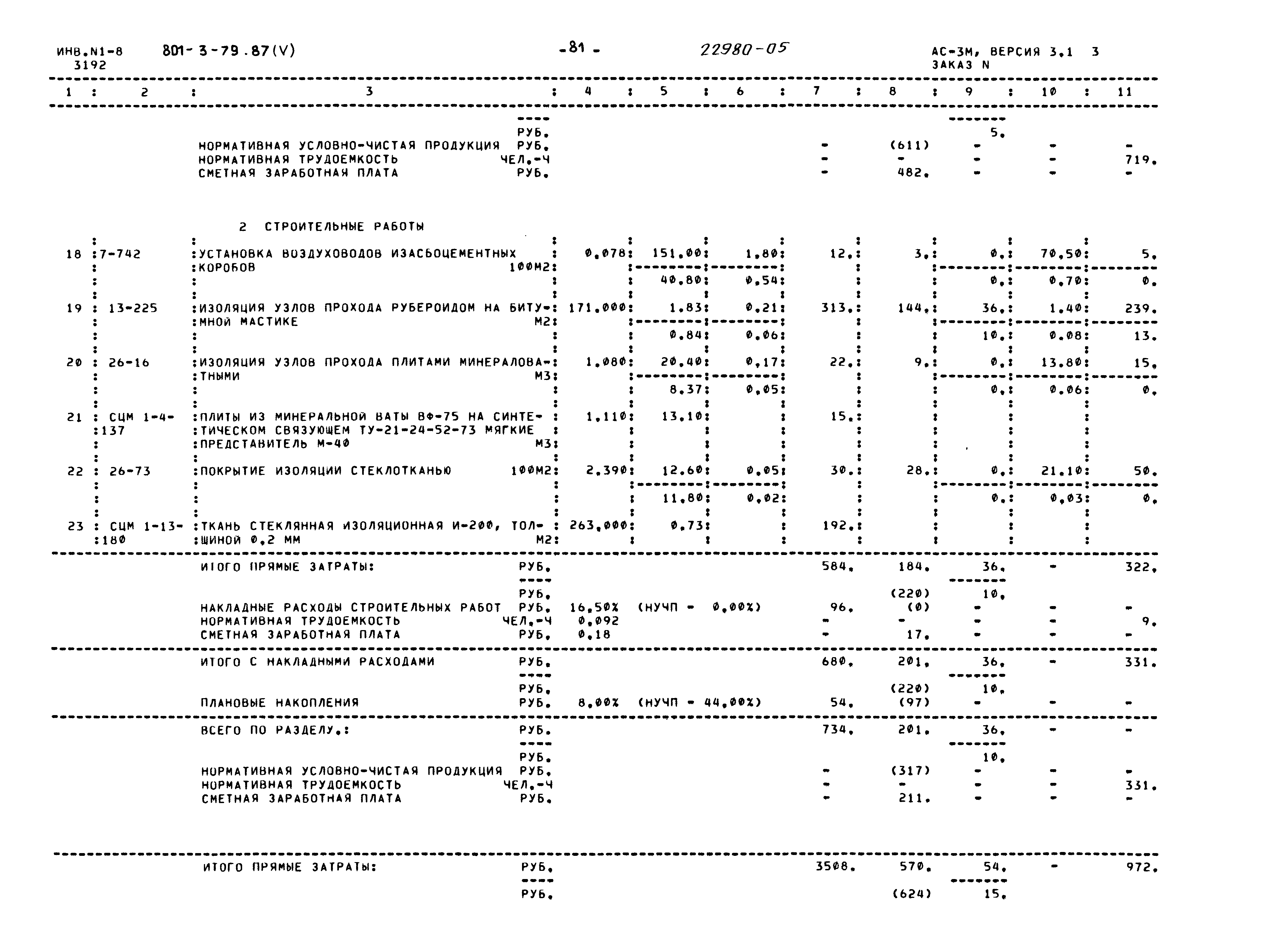 Типовой проект 801-3-79.87