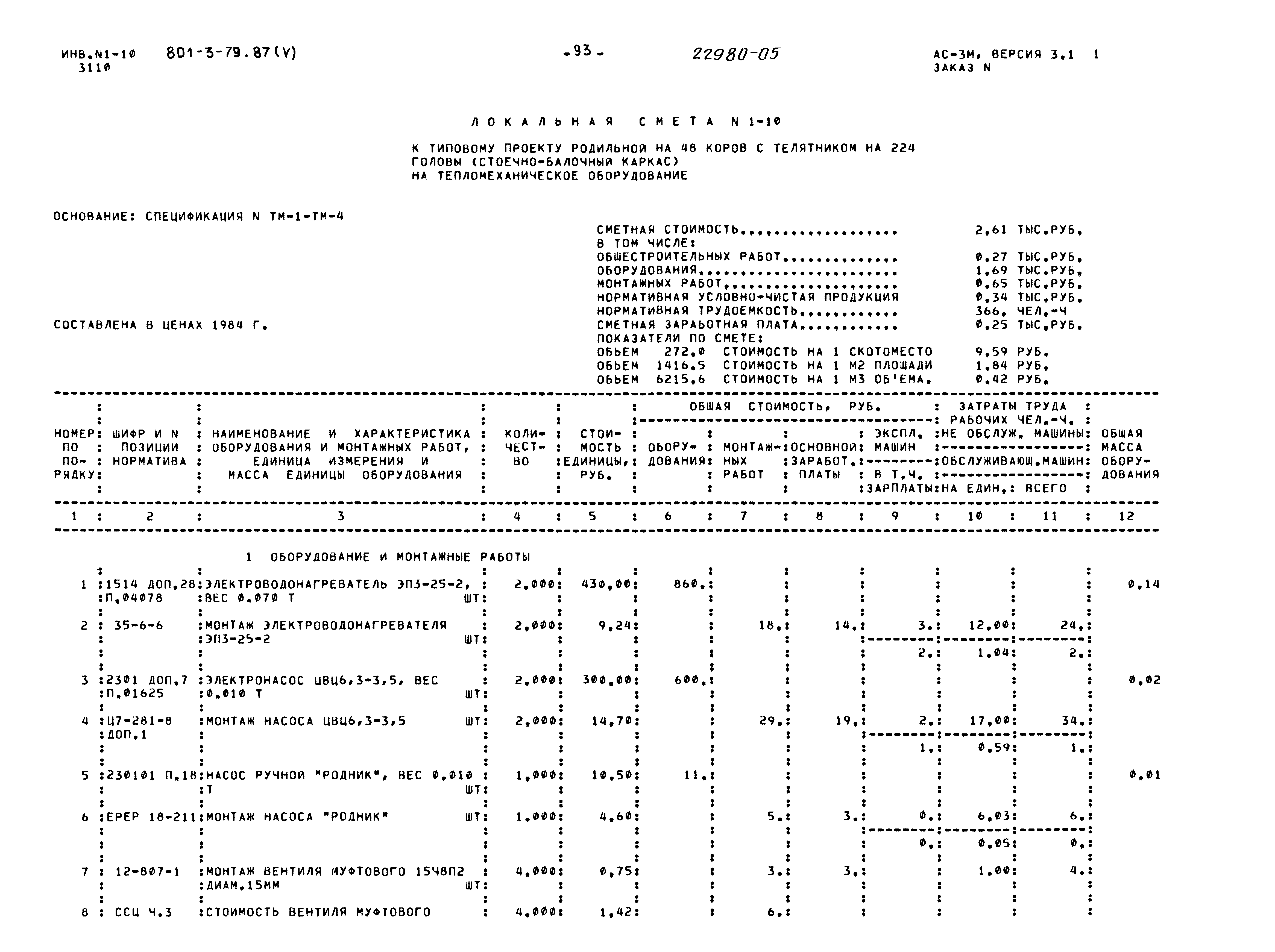Типовой проект 801-3-79.87