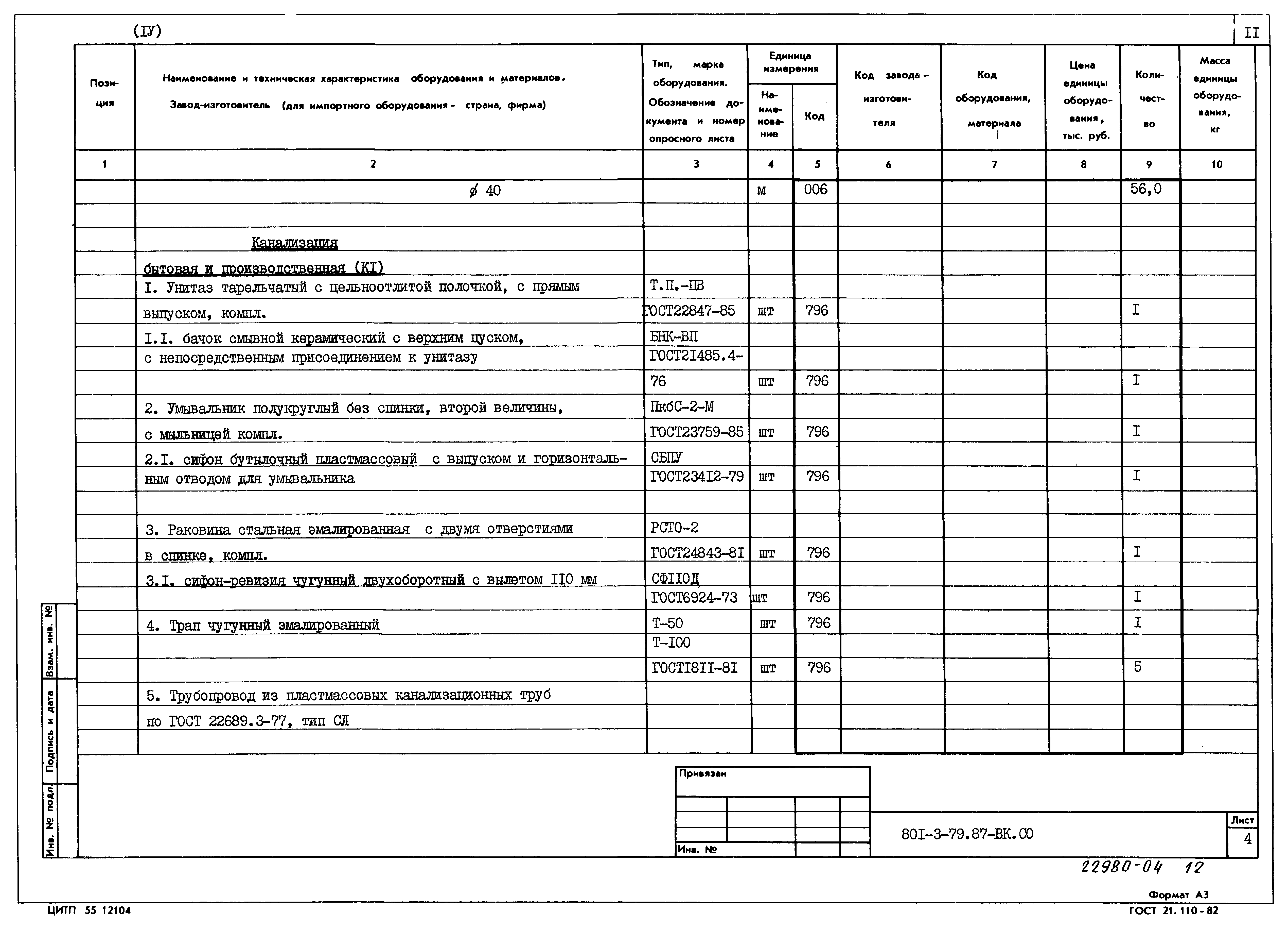 Типовой проект 801-3-79.87