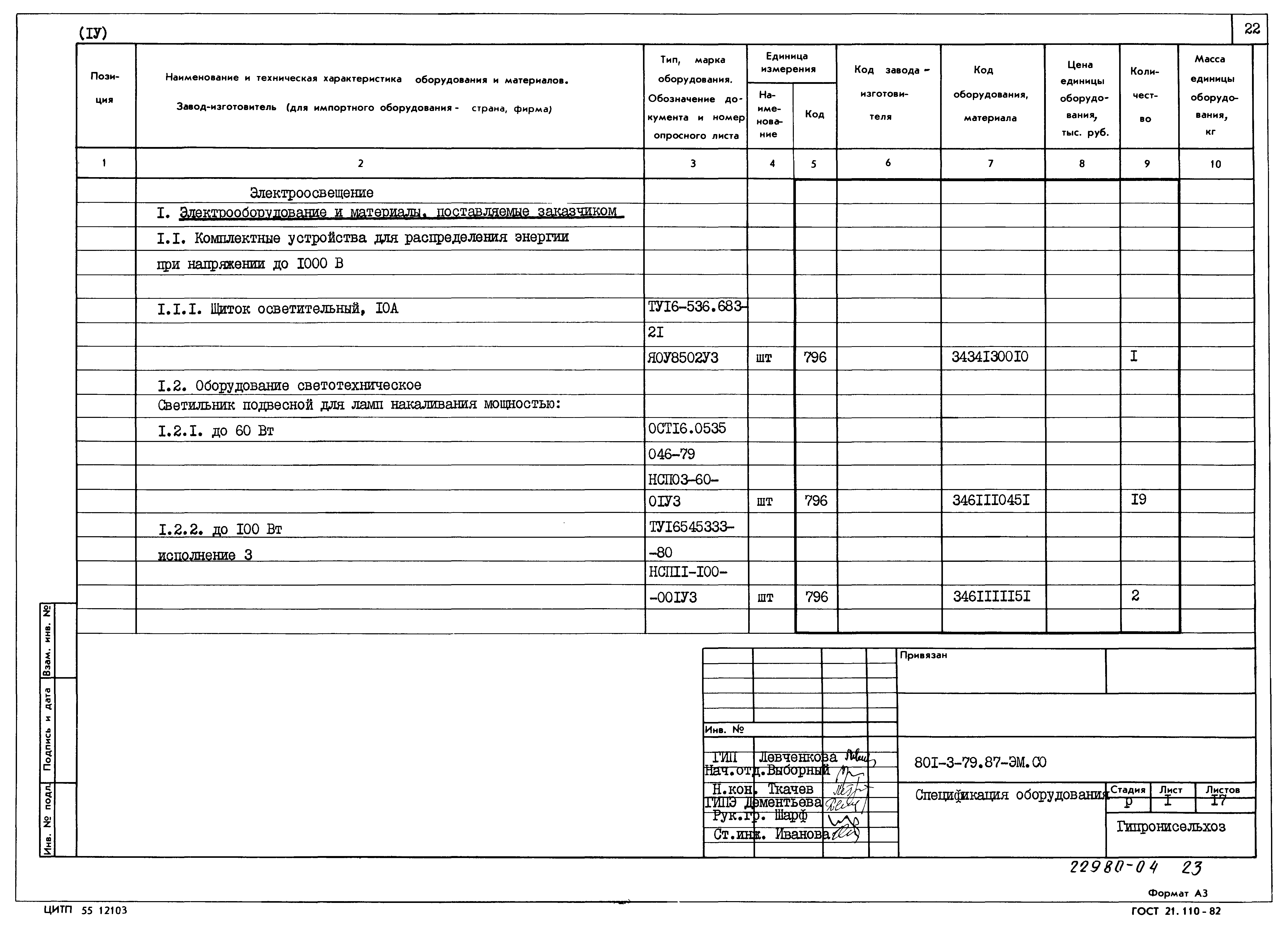 Типовой проект 801-3-79.87